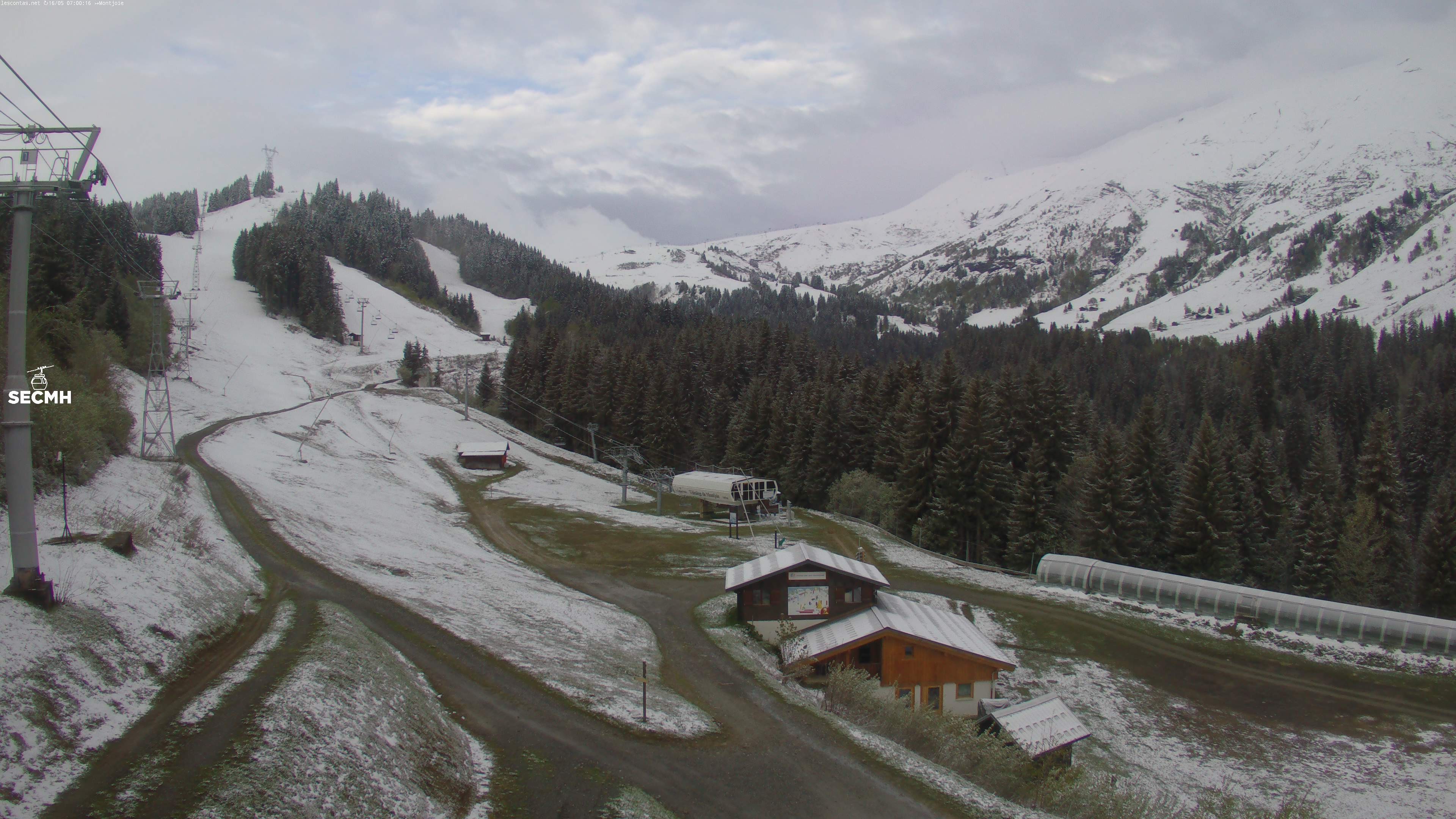 Archived image Webcam Les Contamines Montjoie: L'Etape