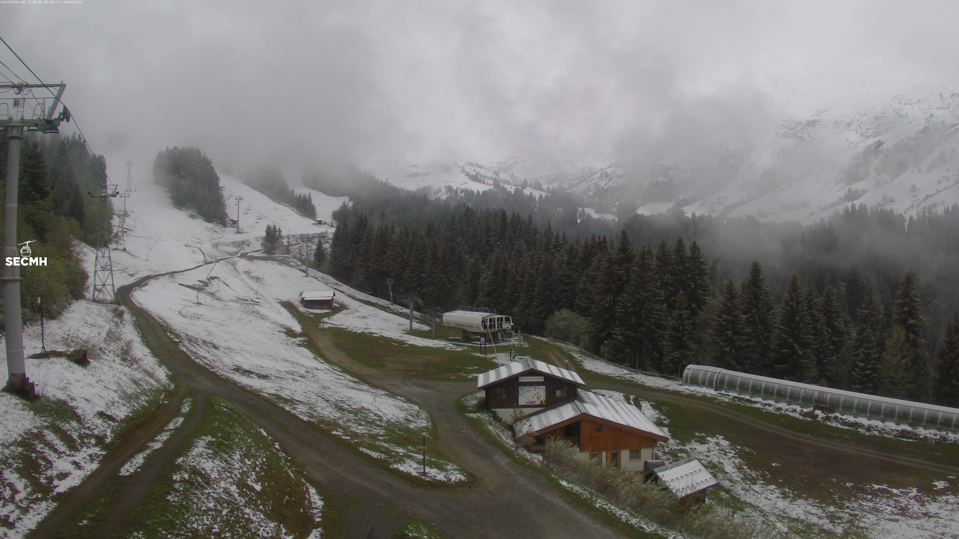 Archived image Webcam Les Contamines Montjoie: L'Etape