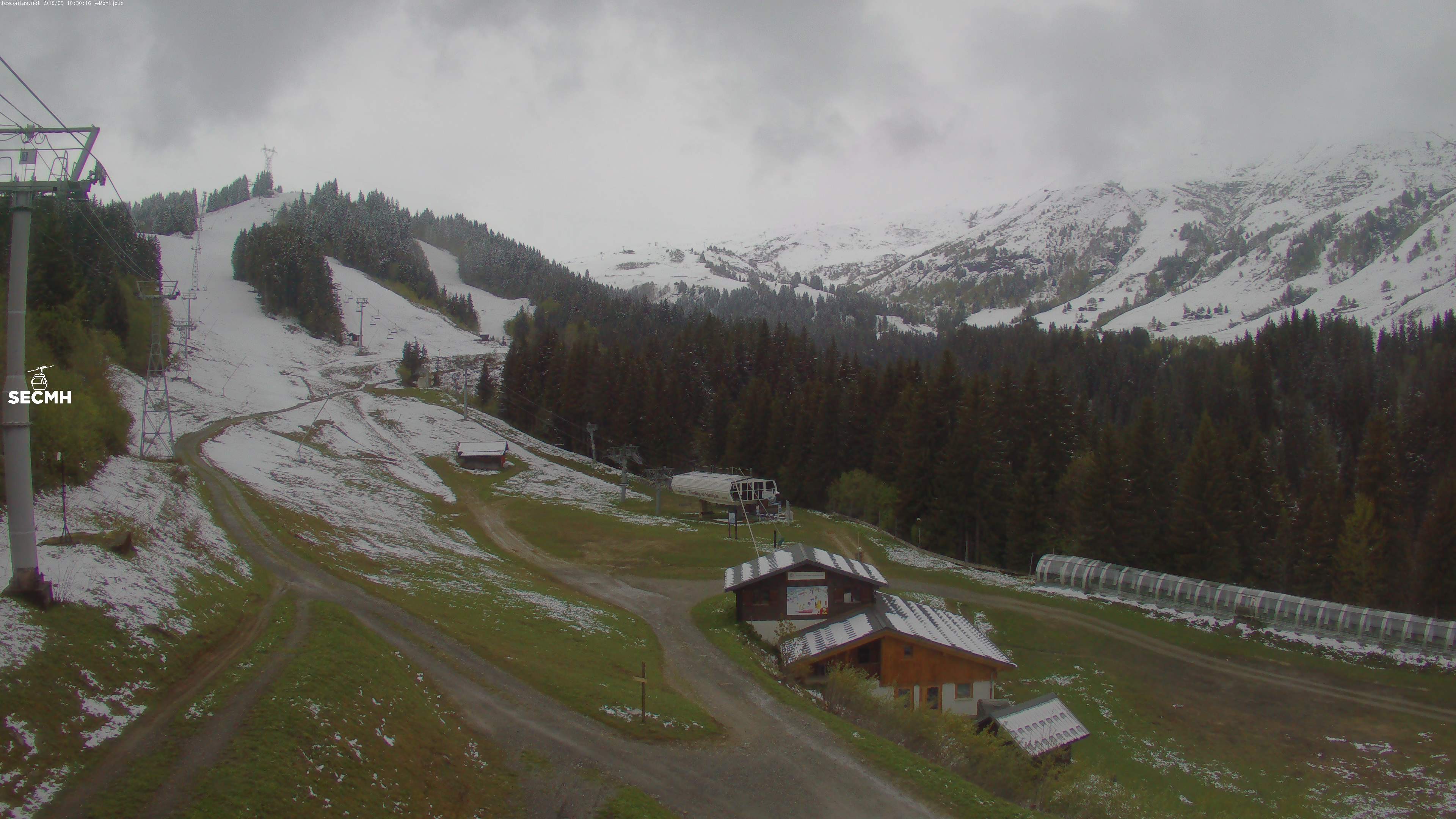 Archived image Webcam Les Contamines Montjoie: L'Etape