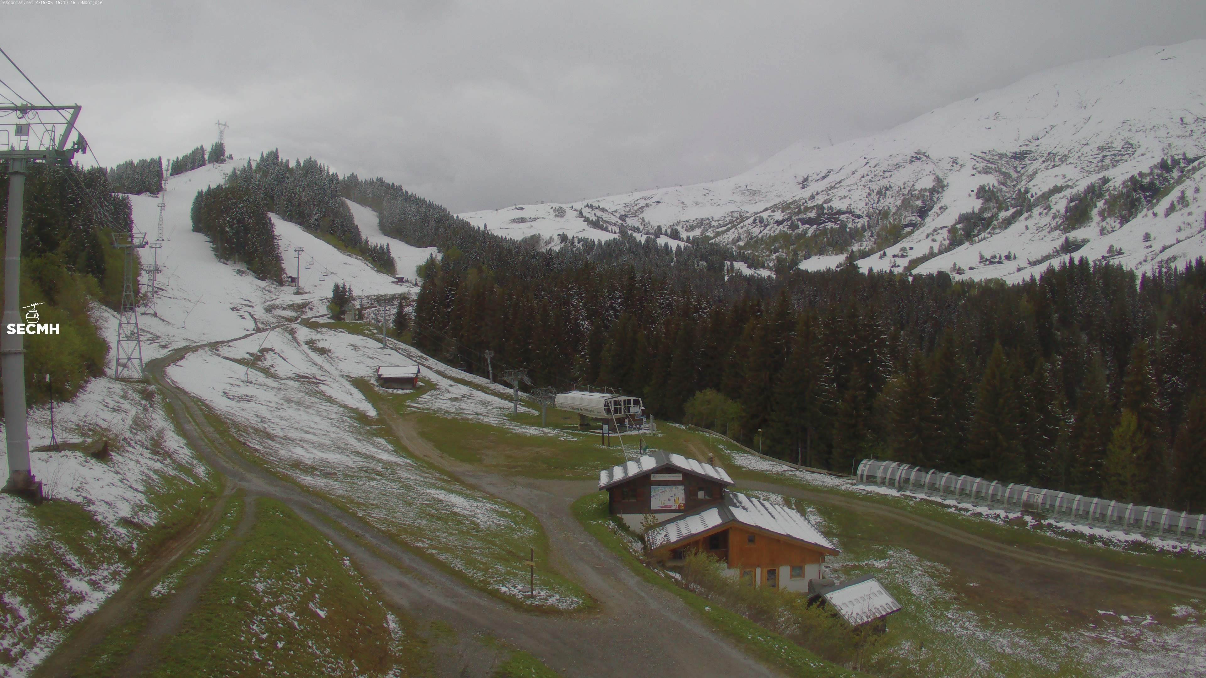 Archiv Foto Webcam Les Contamines, L'Etape