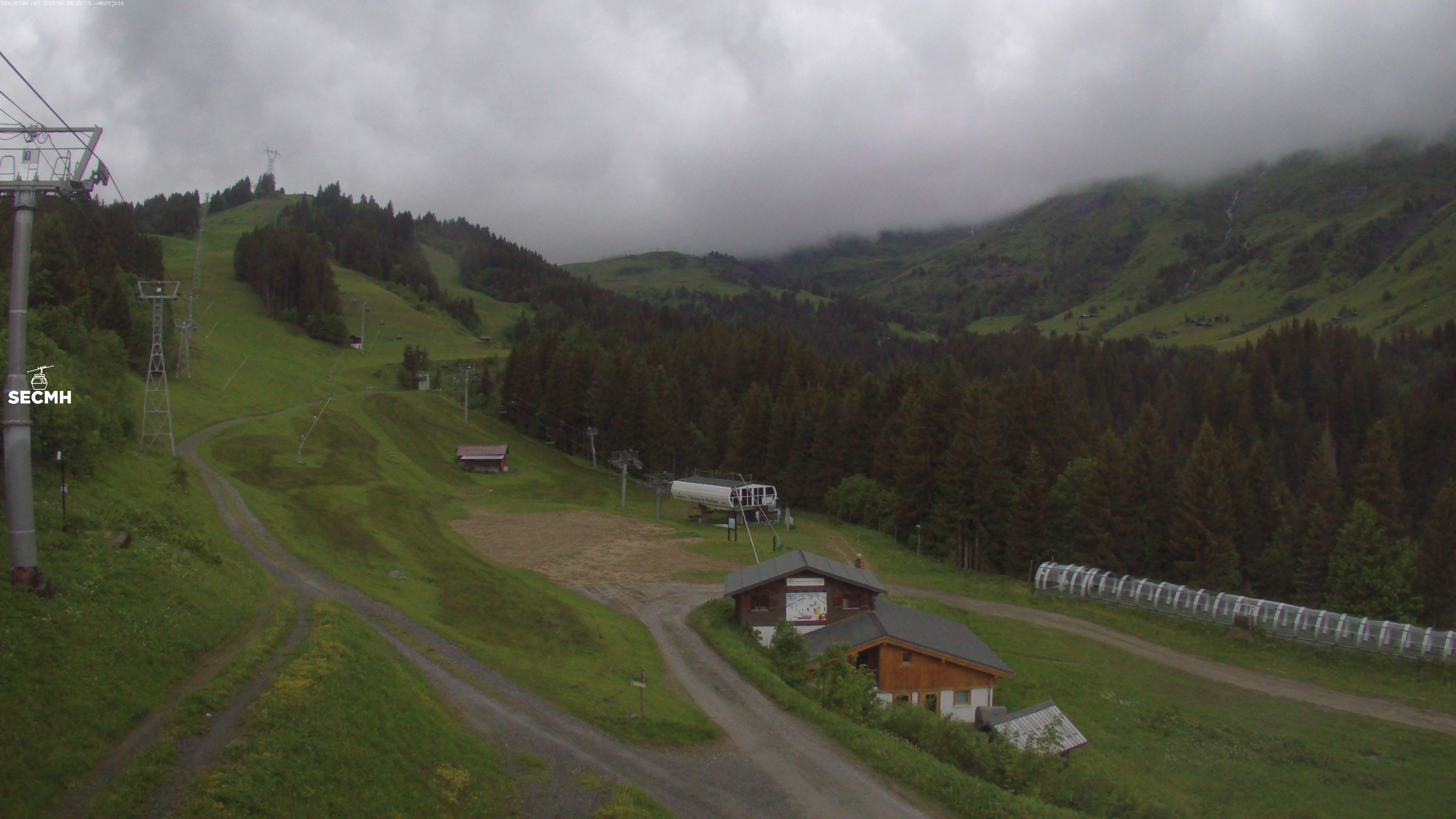 Archiv Foto Webcam Les Contamines, L'Etape