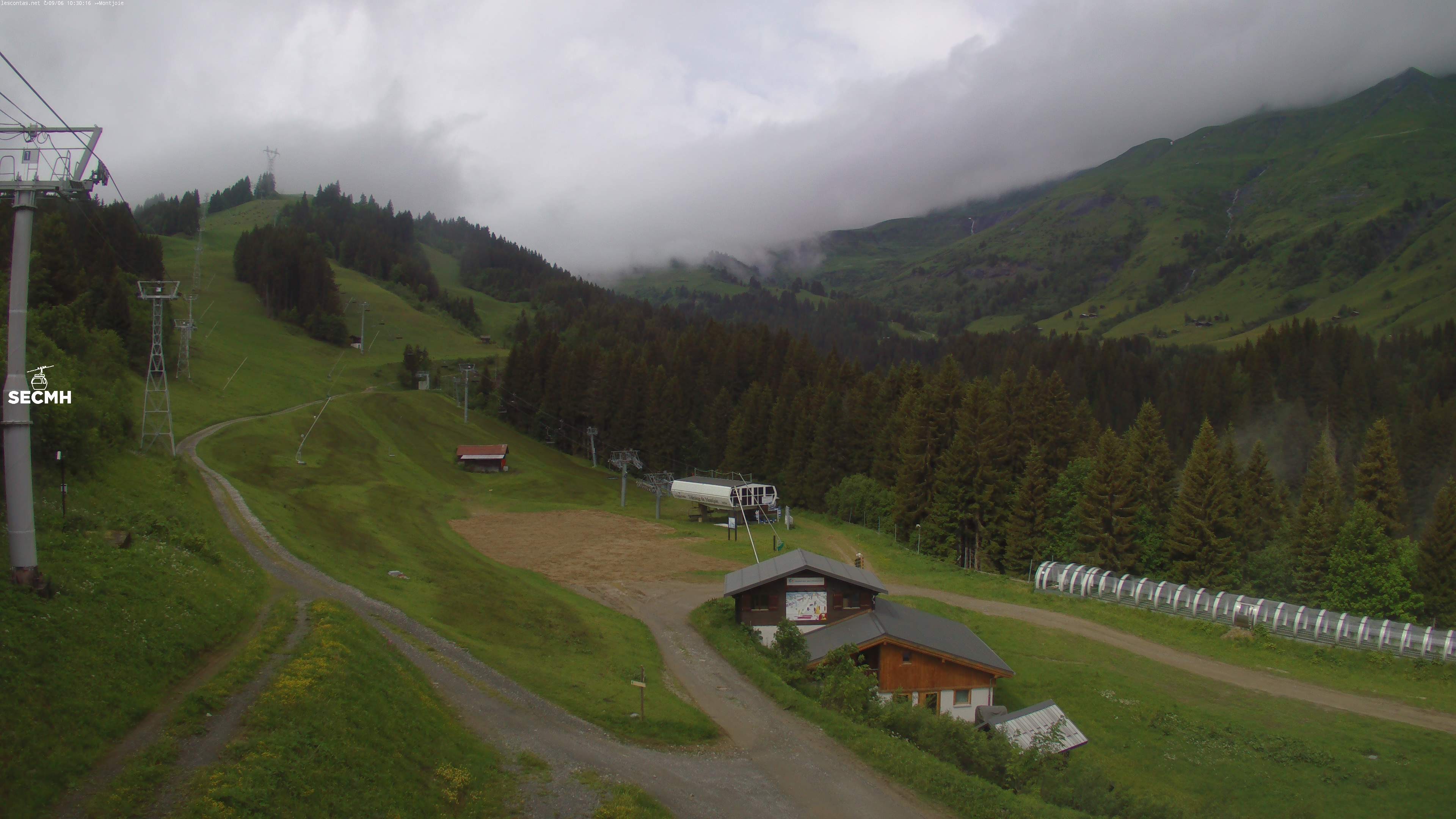 Archiv Foto Webcam Les Contamines, L'Etape