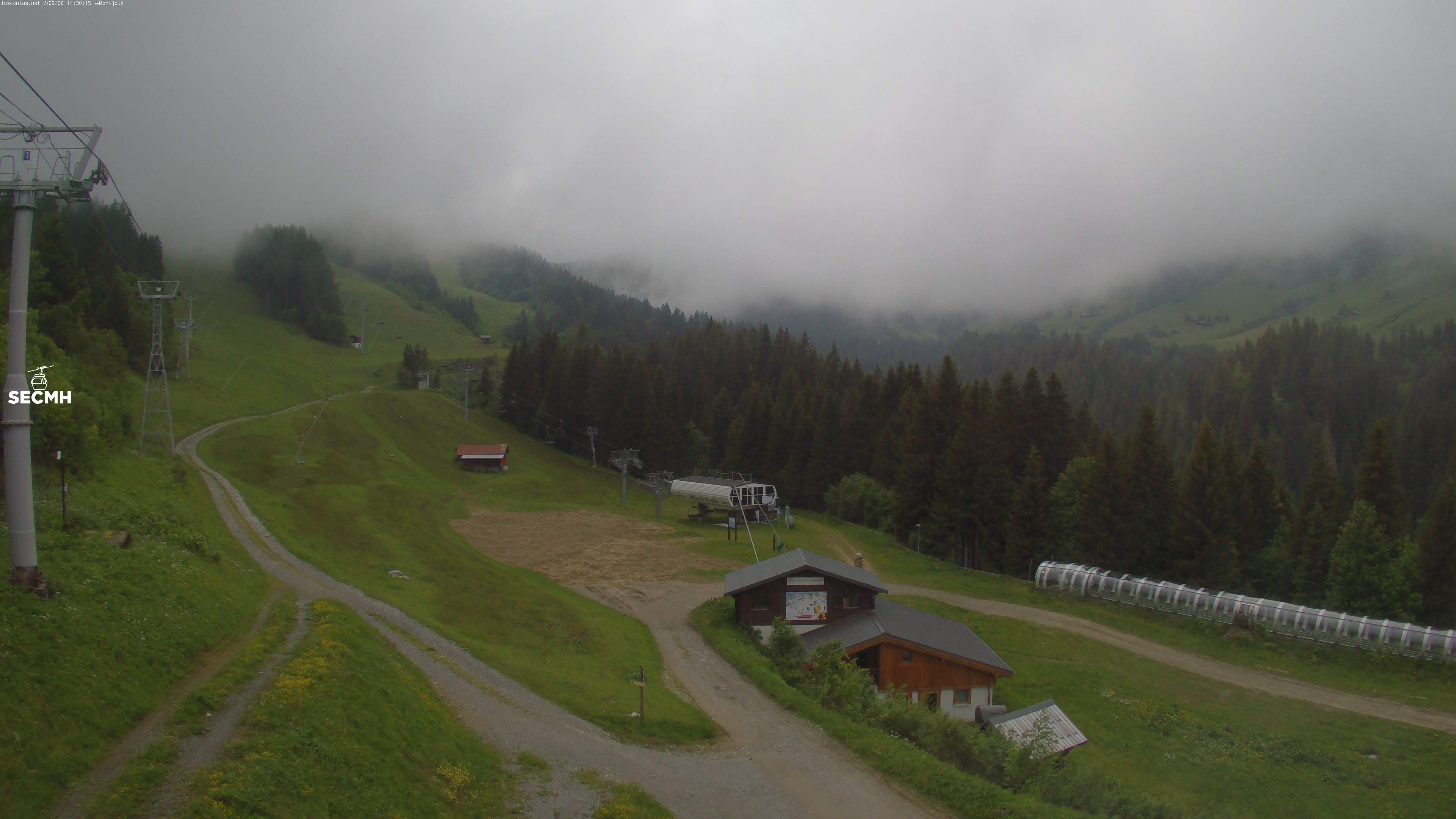Archiv Foto Webcam Les Contamines, L'Etape