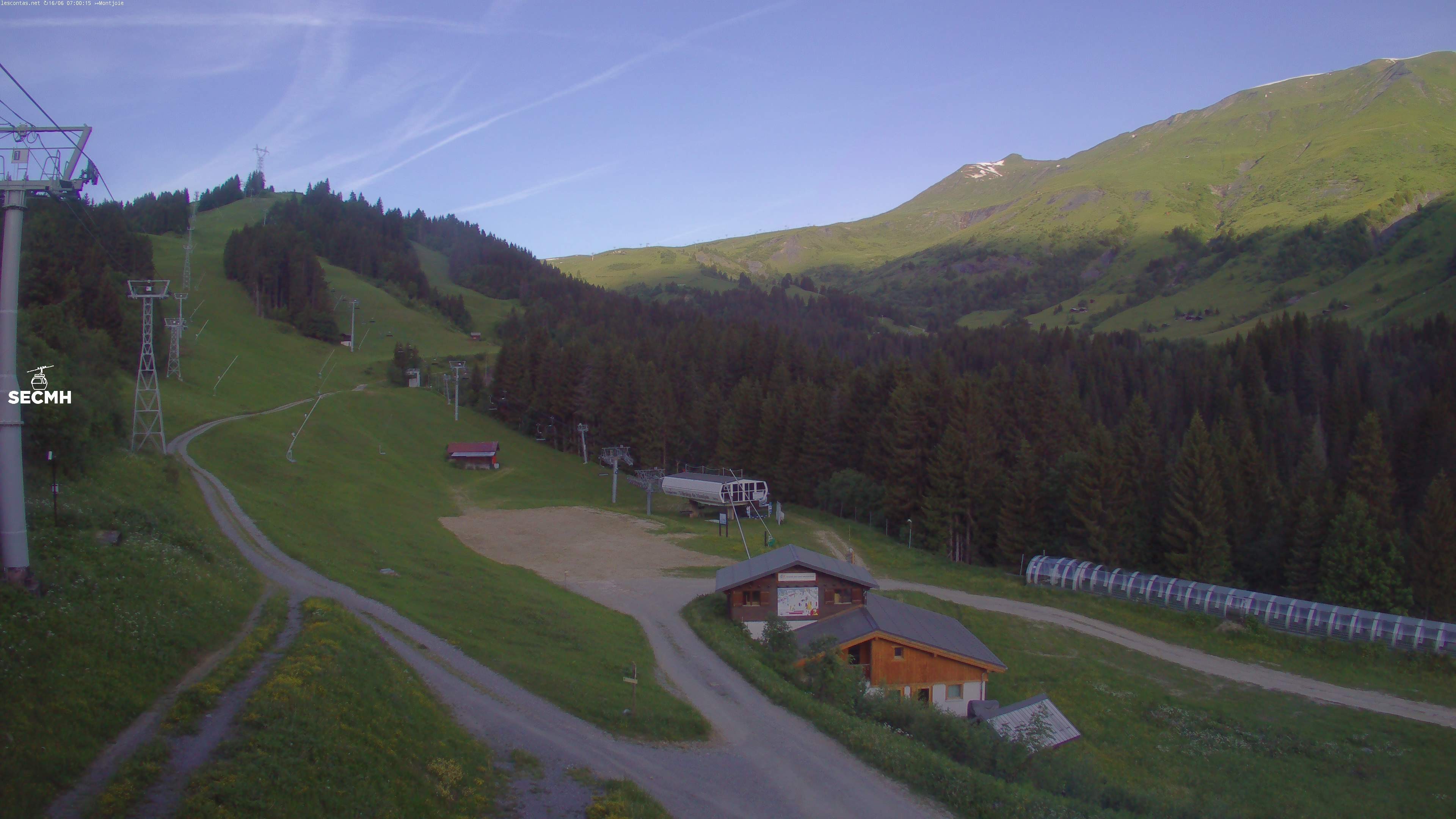 Archiv Foto Webcam Les Contamines, L'Etape