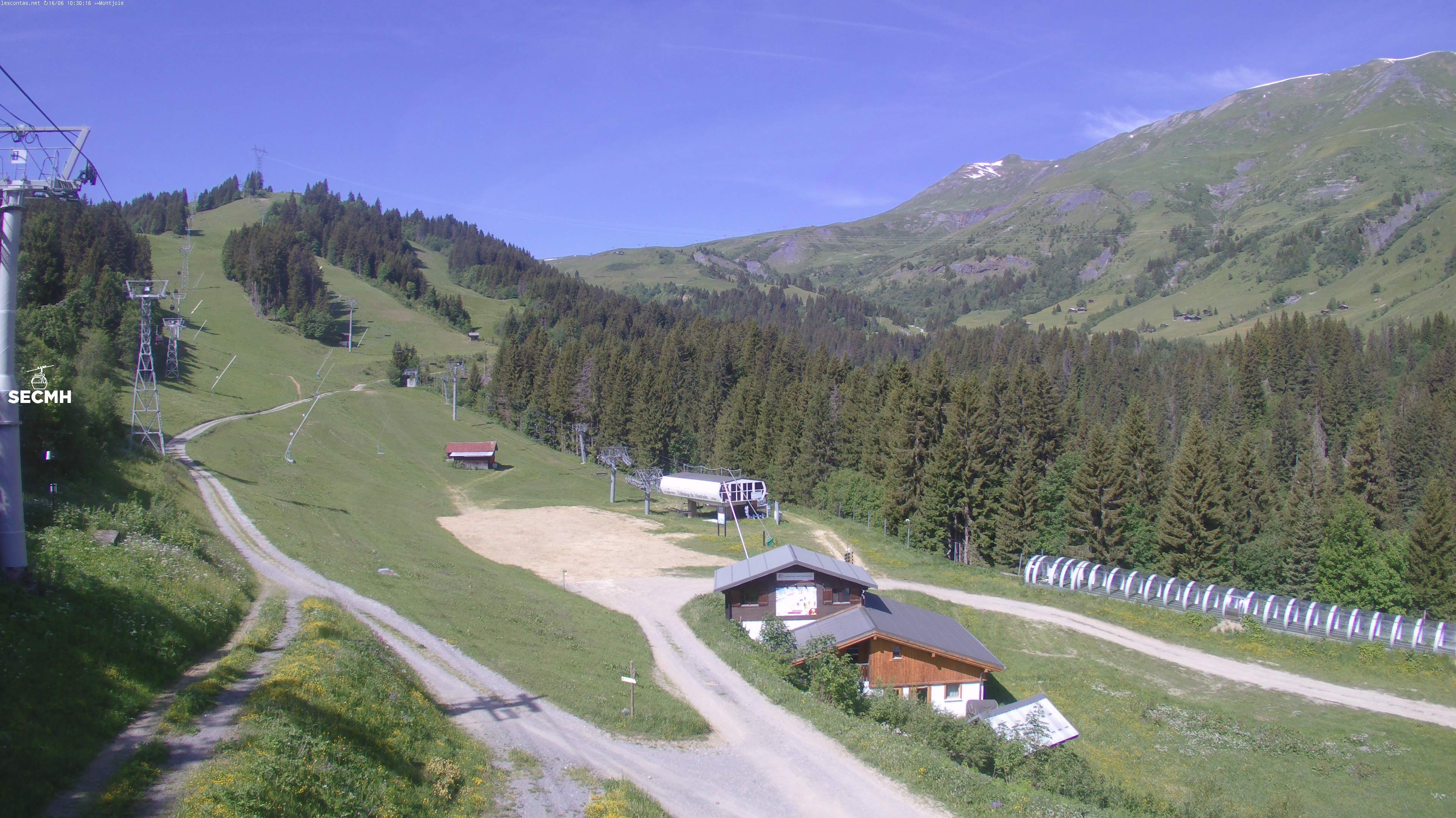 Archiv Foto Webcam Les Contamines, L'Etape