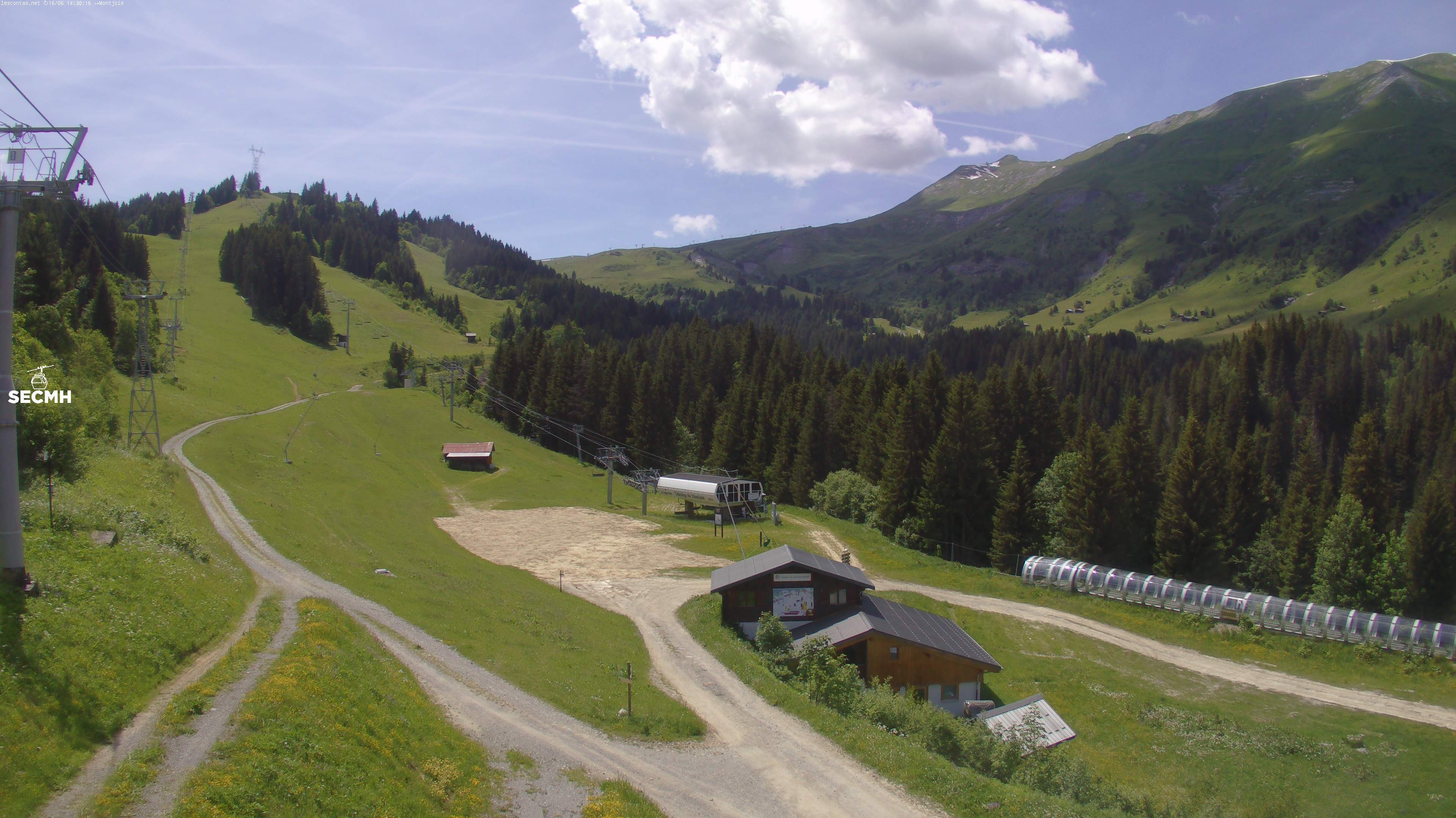 Archiv Foto Webcam Les Contamines, L'Etape