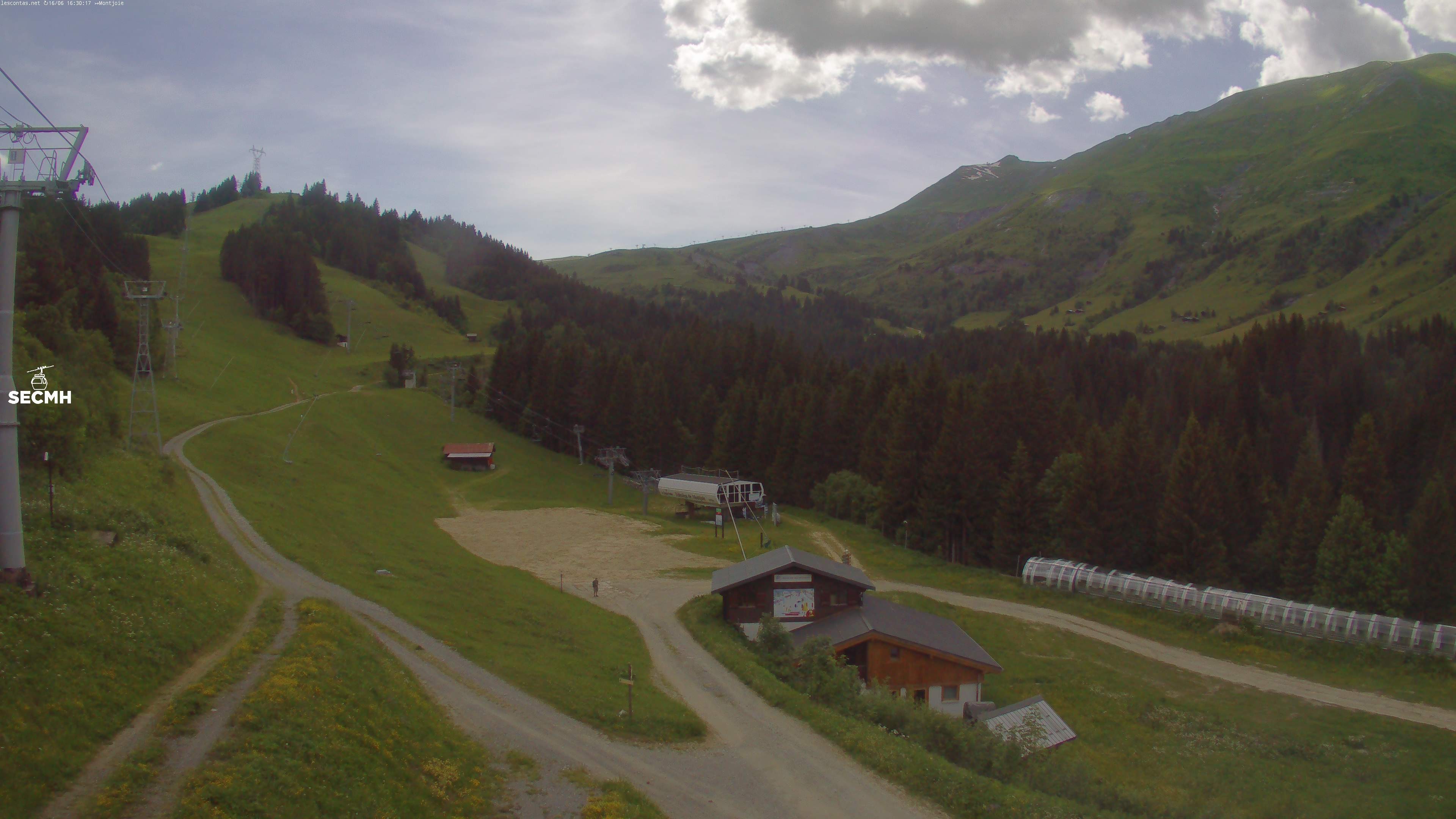 Archiv Foto Webcam Les Contamines, L'Etape