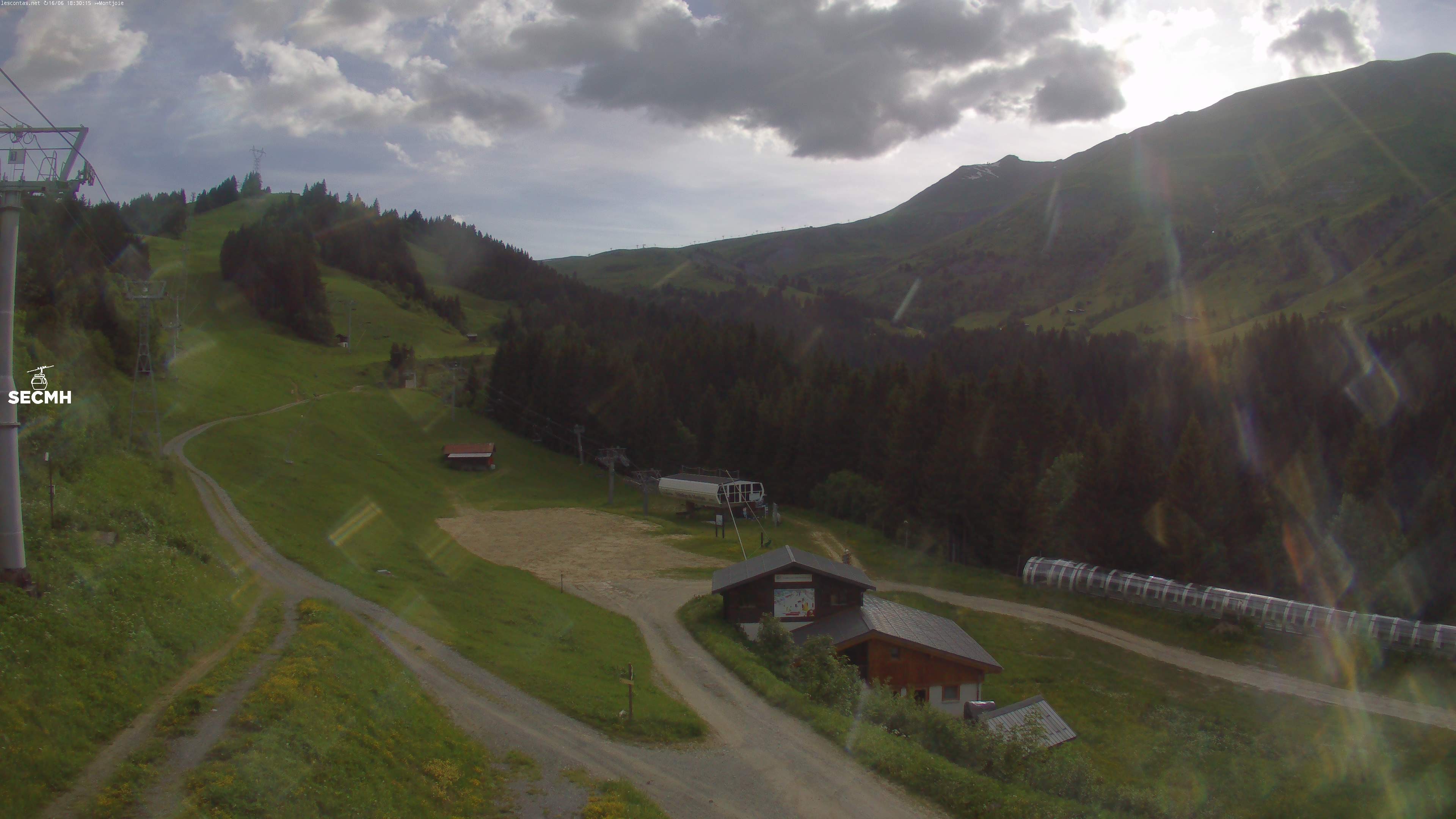 Archiv Foto Webcam Les Contamines, L'Etape