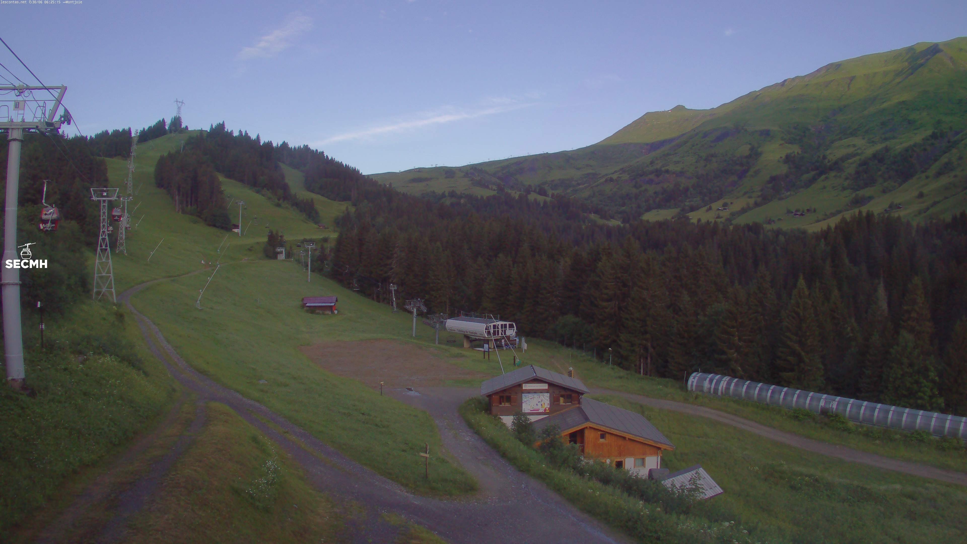 Archiv Foto Webcam Les Contamines, L'Etape
