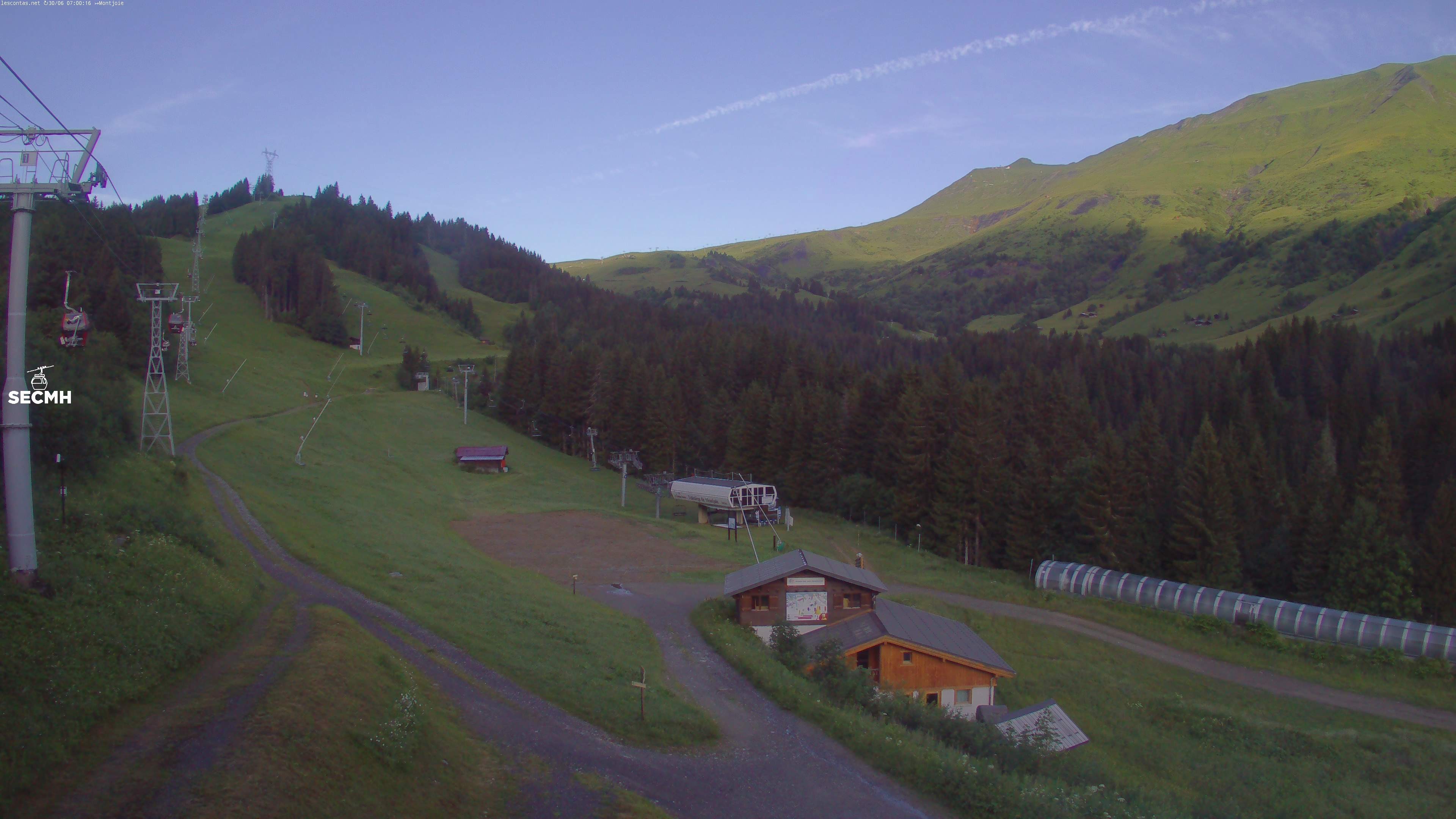Archiv Foto Webcam Les Contamines, L'Etape