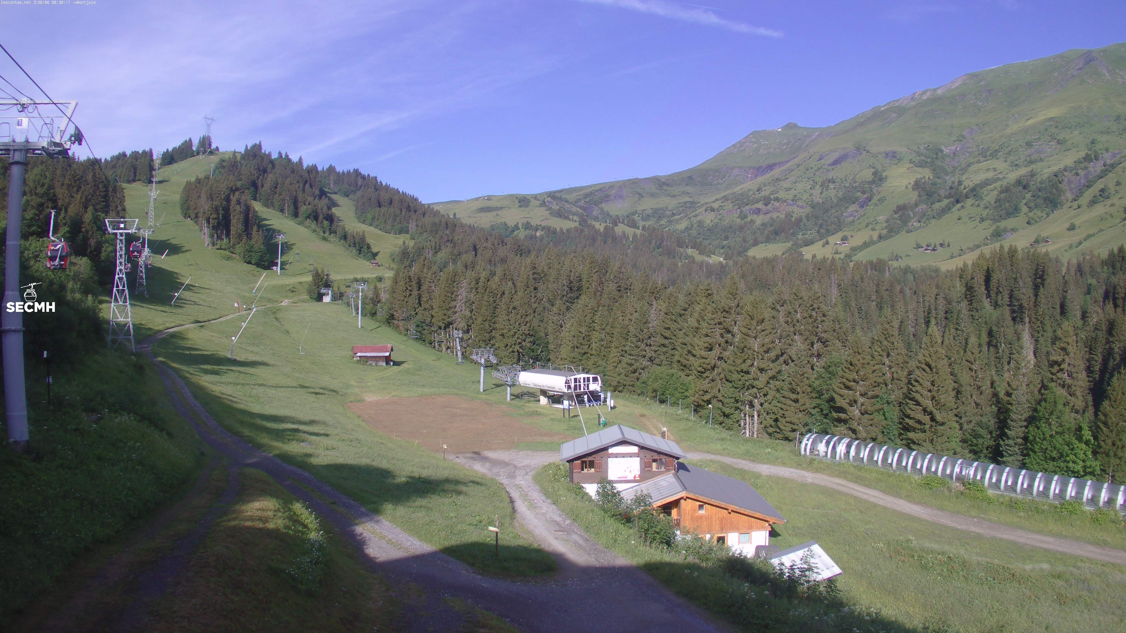Archiv Foto Webcam Les Contamines, L'Etape