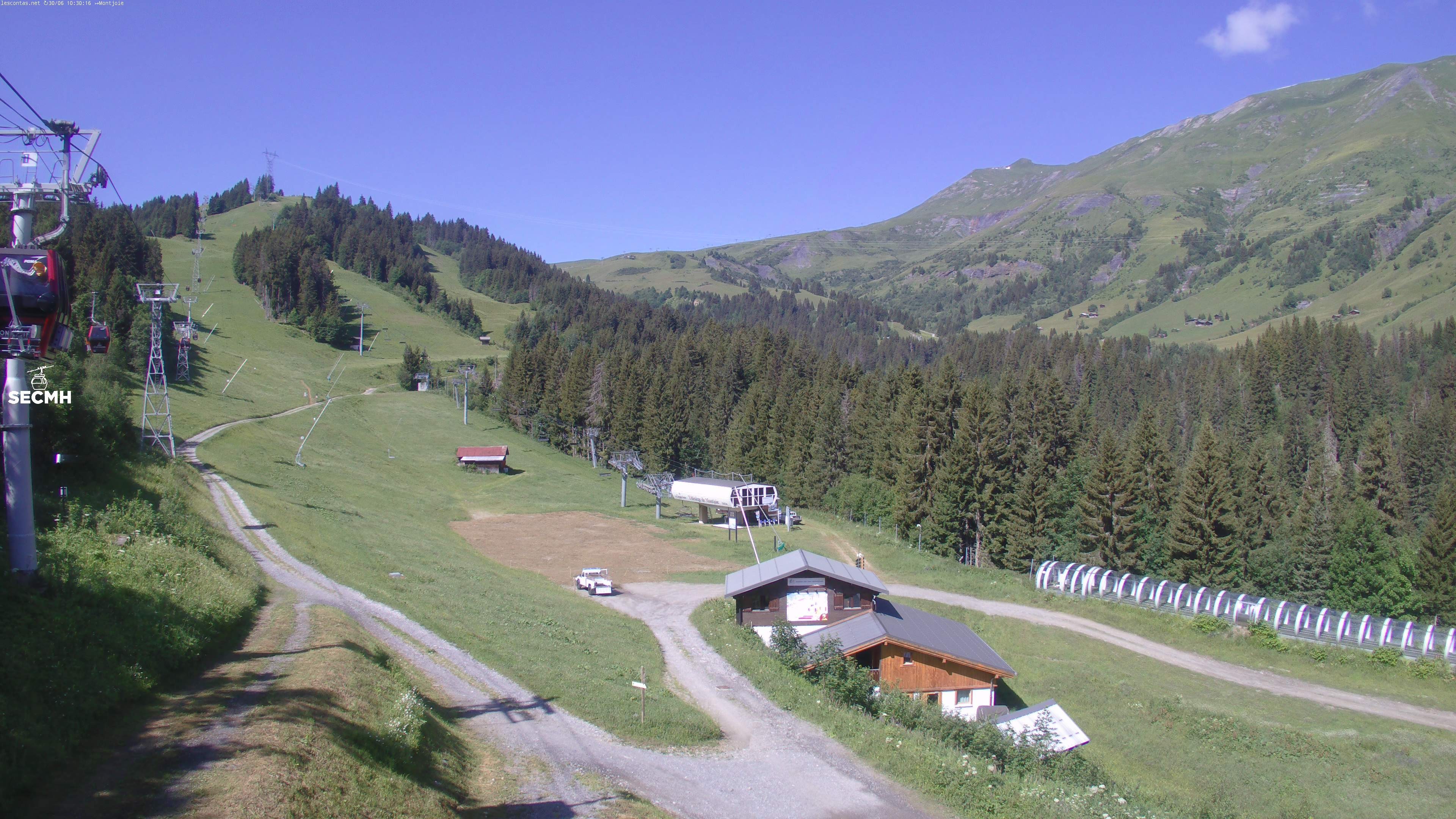 Archiv Foto Webcam Les Contamines, L'Etape