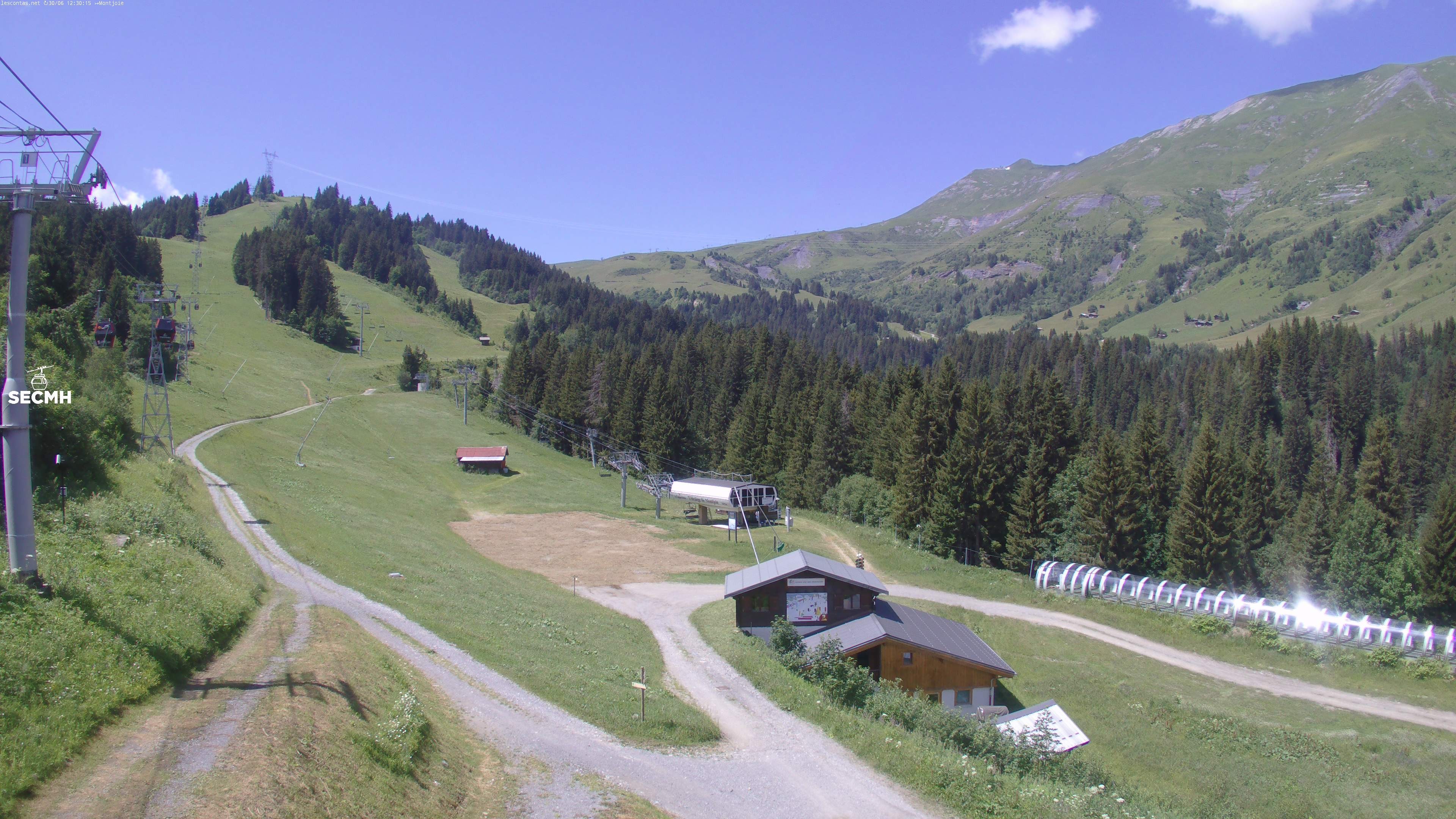 Archiv Foto Webcam Les Contamines, L'Etape
