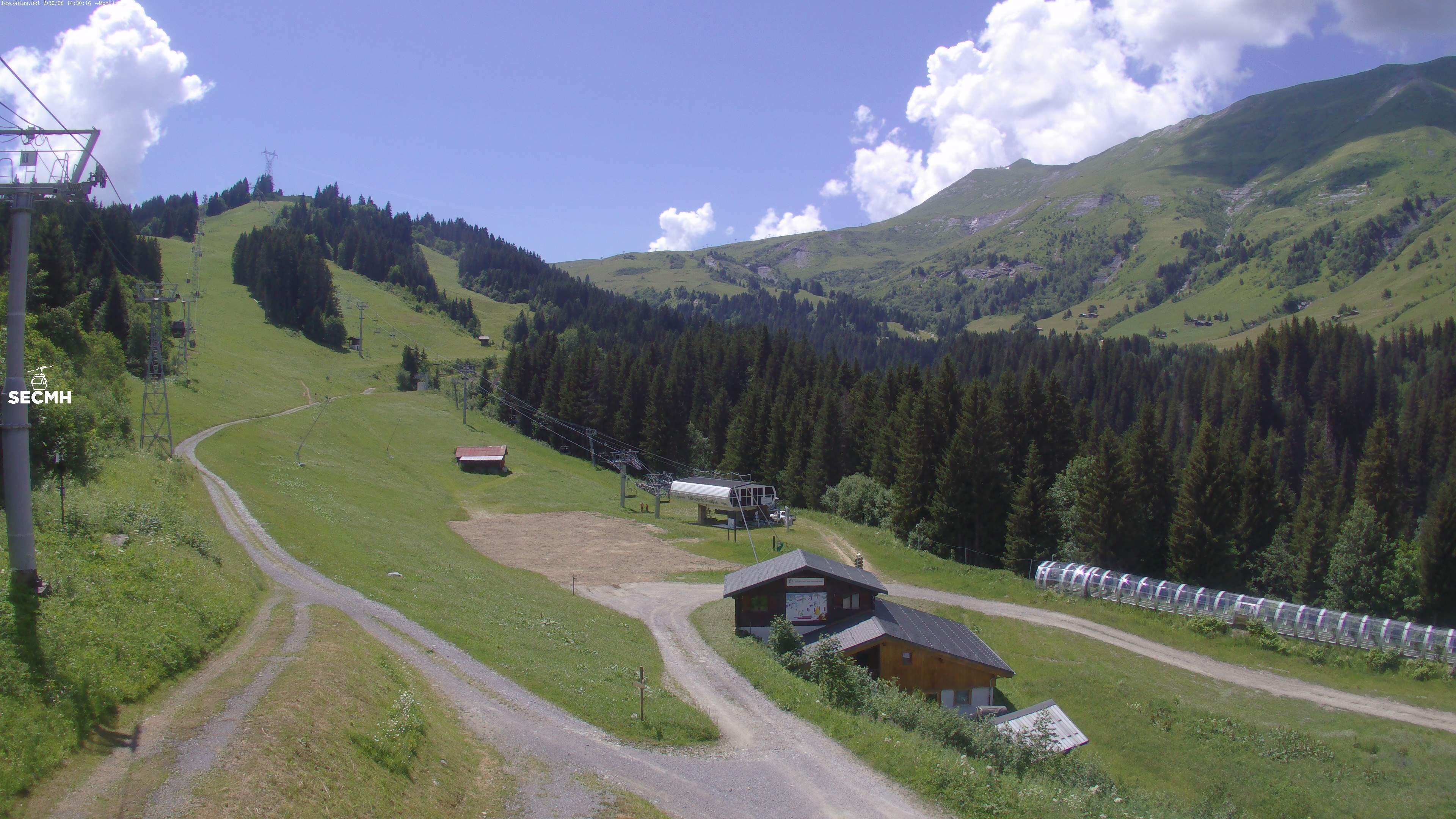 Archiv Foto Webcam Les Contamines, L'Etape