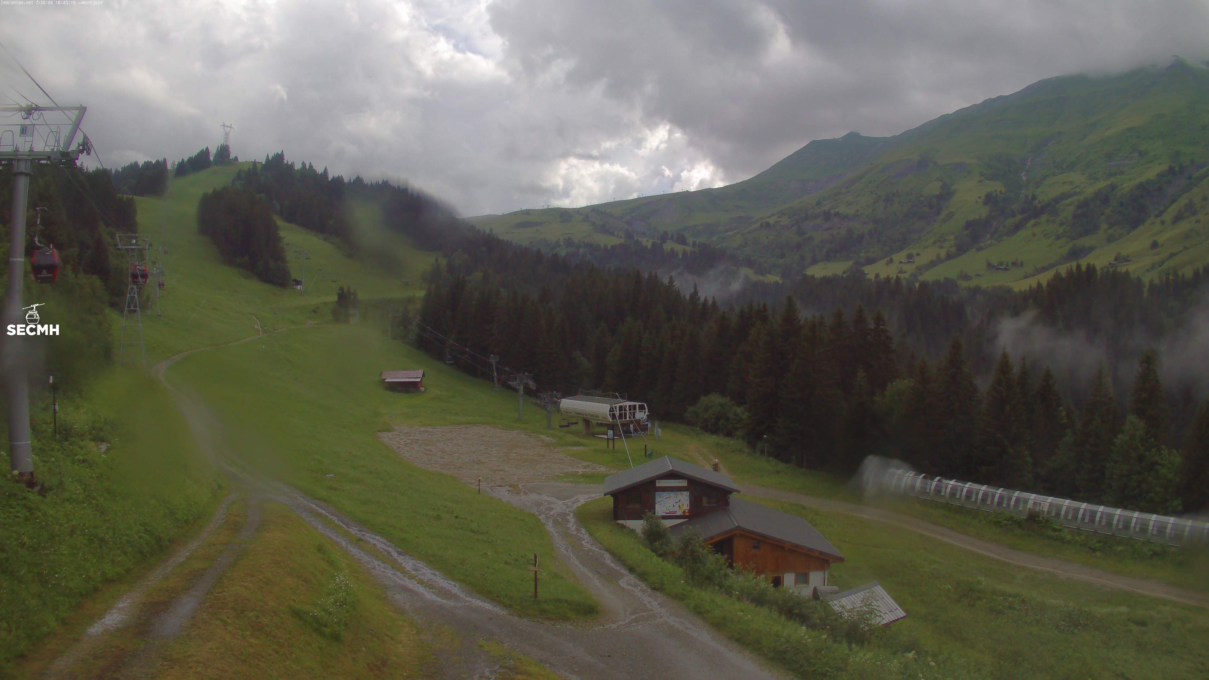Archiv Foto Webcam Les Contamines, L'Etape