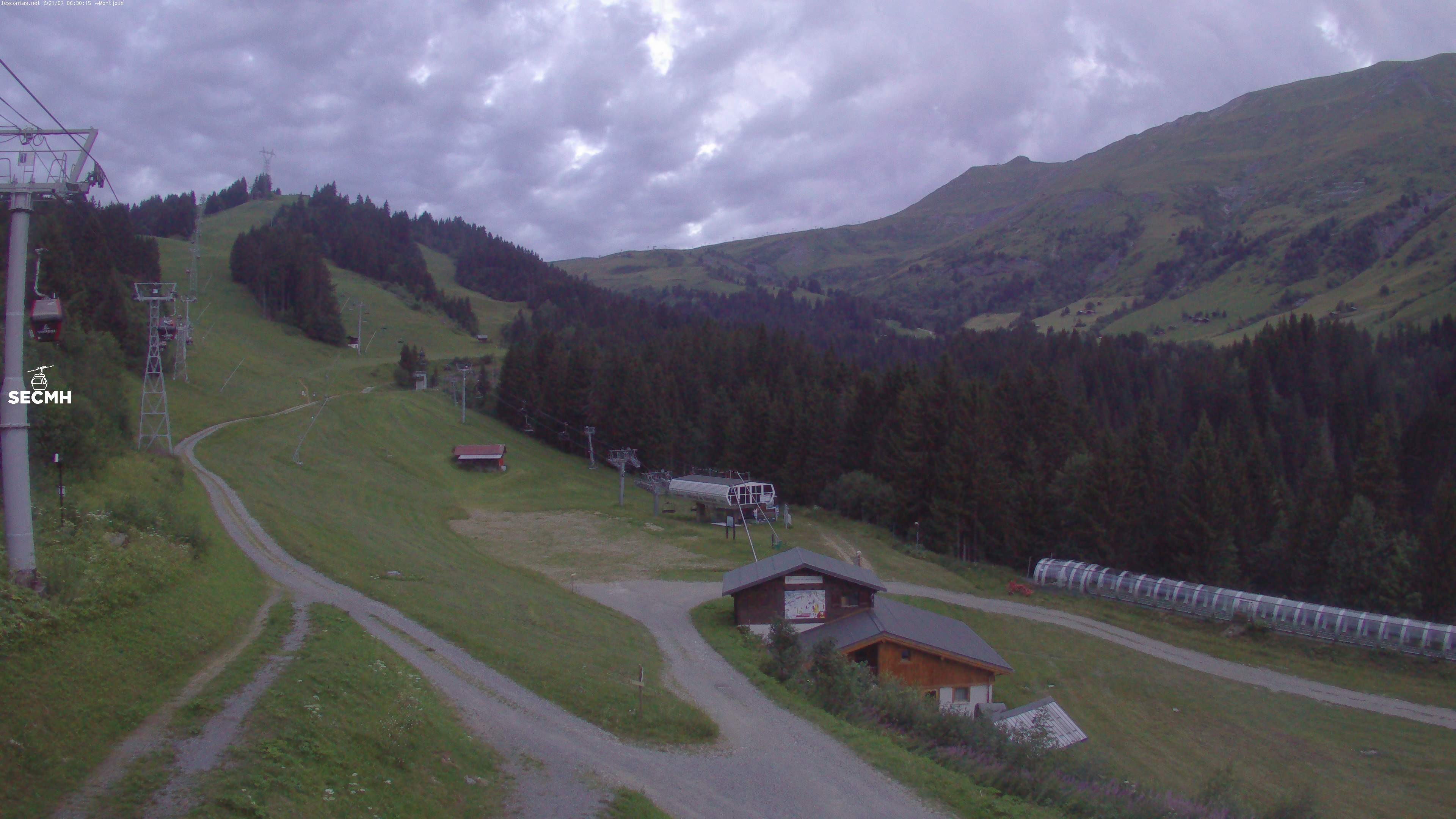 Archiv Foto Webcam Les Contamines, L'Etape