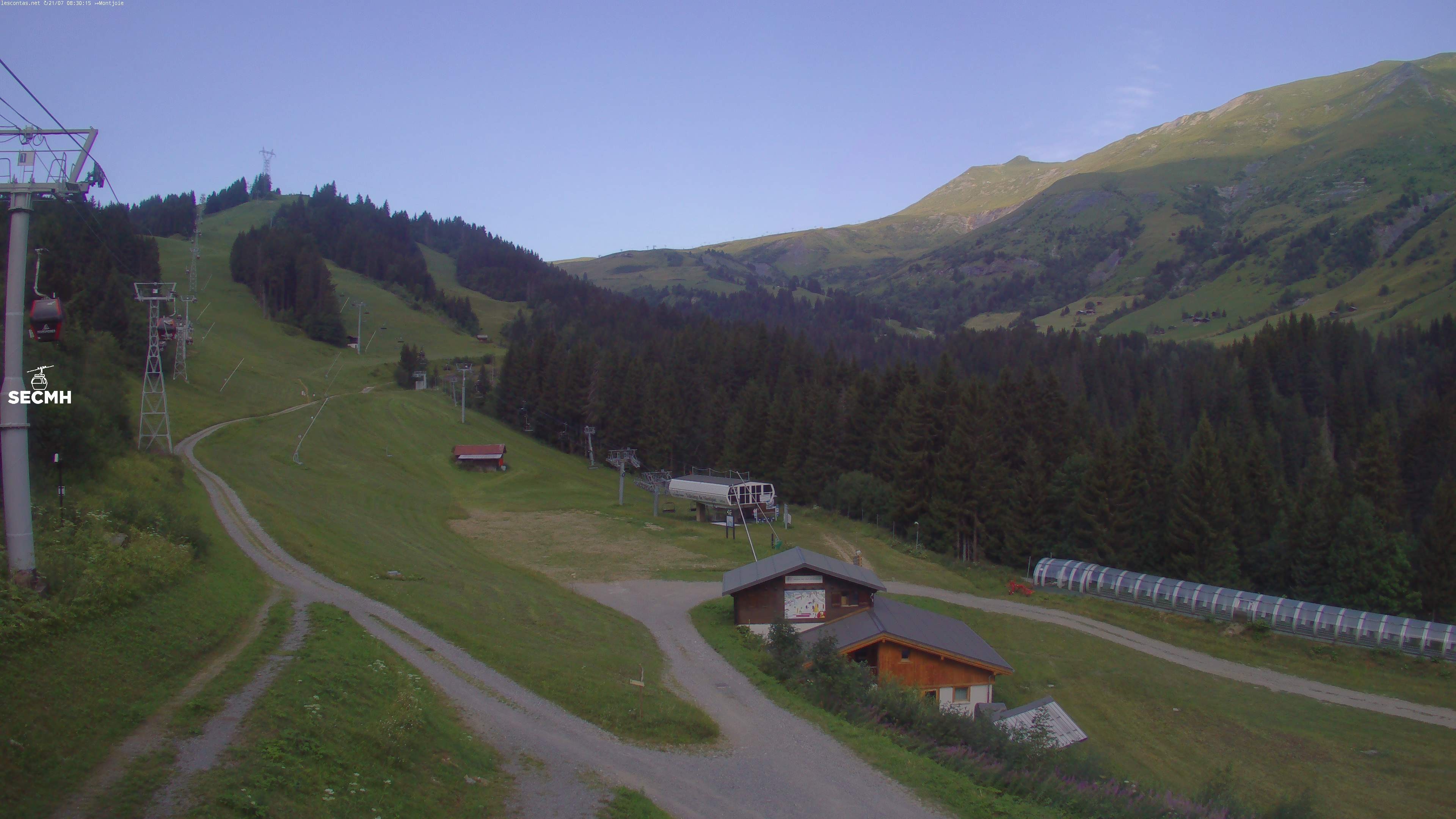 Archiv Foto Webcam Les Contamines, L'Etape