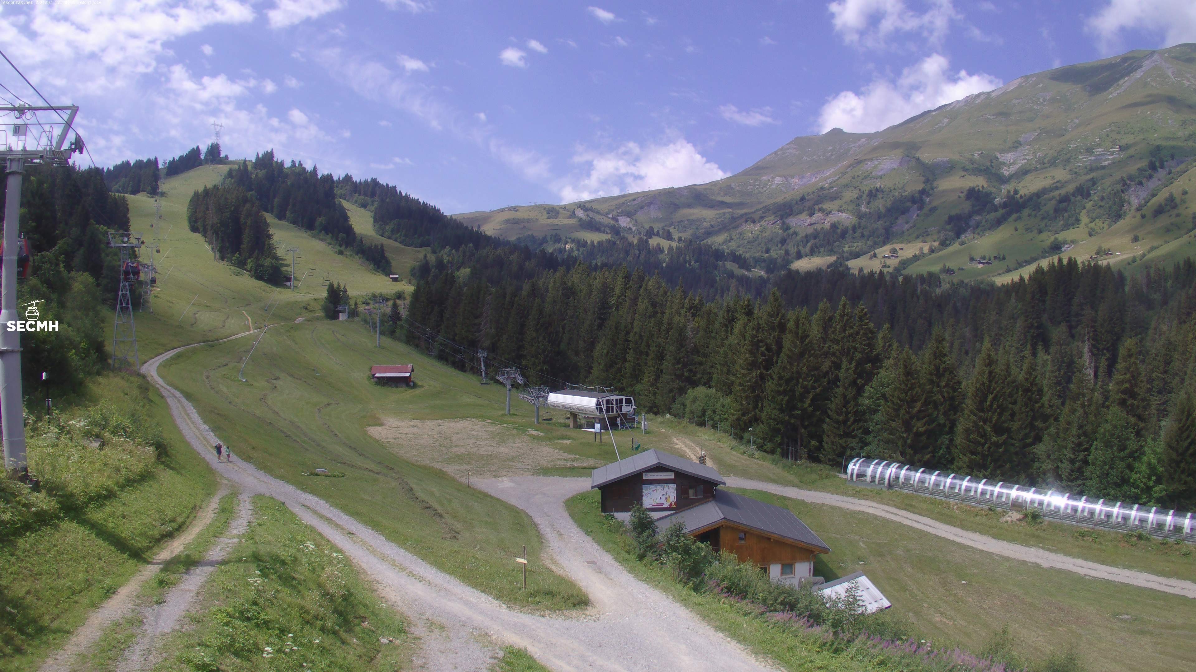 Archiv Foto Webcam Les Contamines, L'Etape