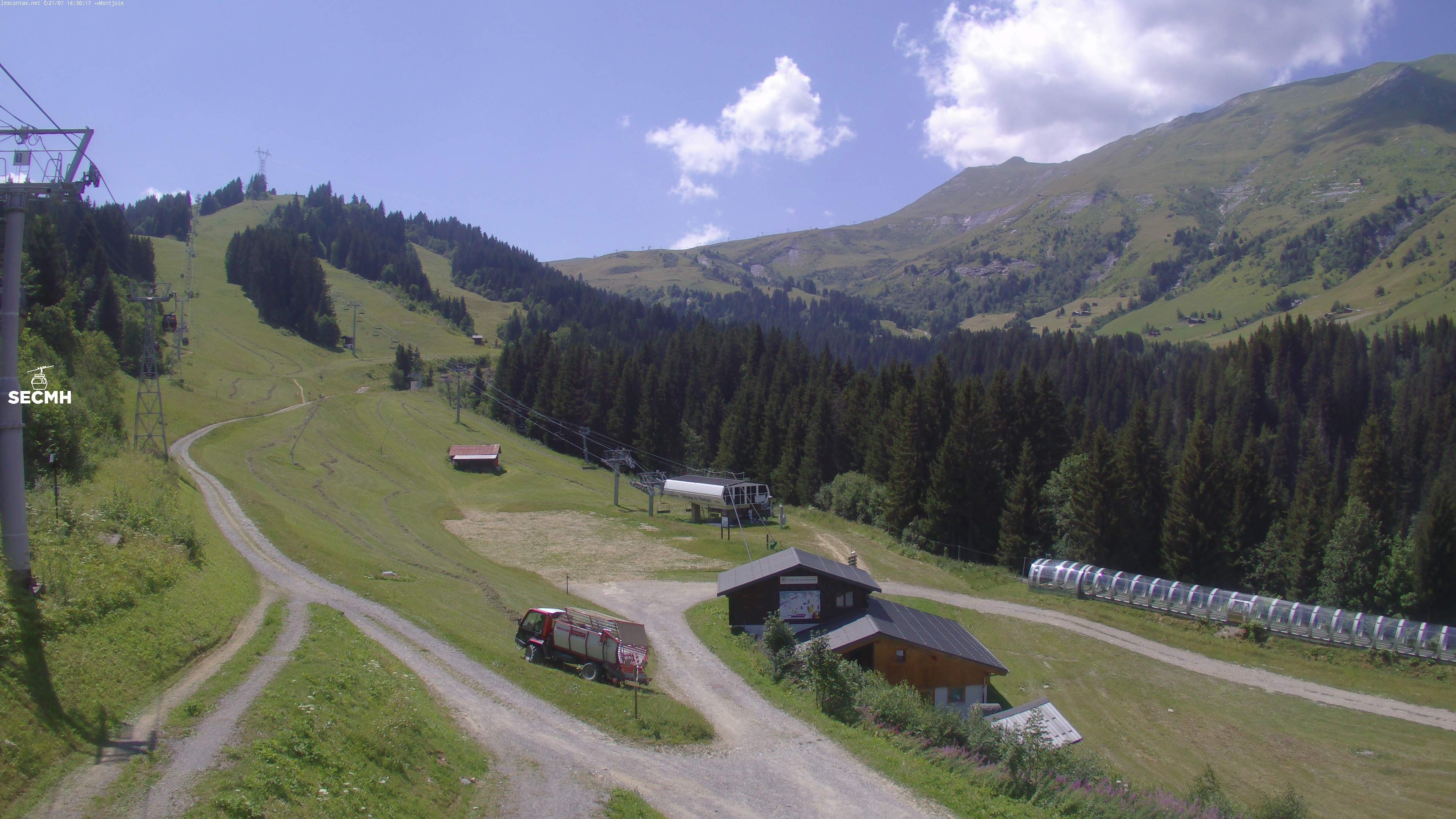 Archiv Foto Webcam Les Contamines, L'Etape