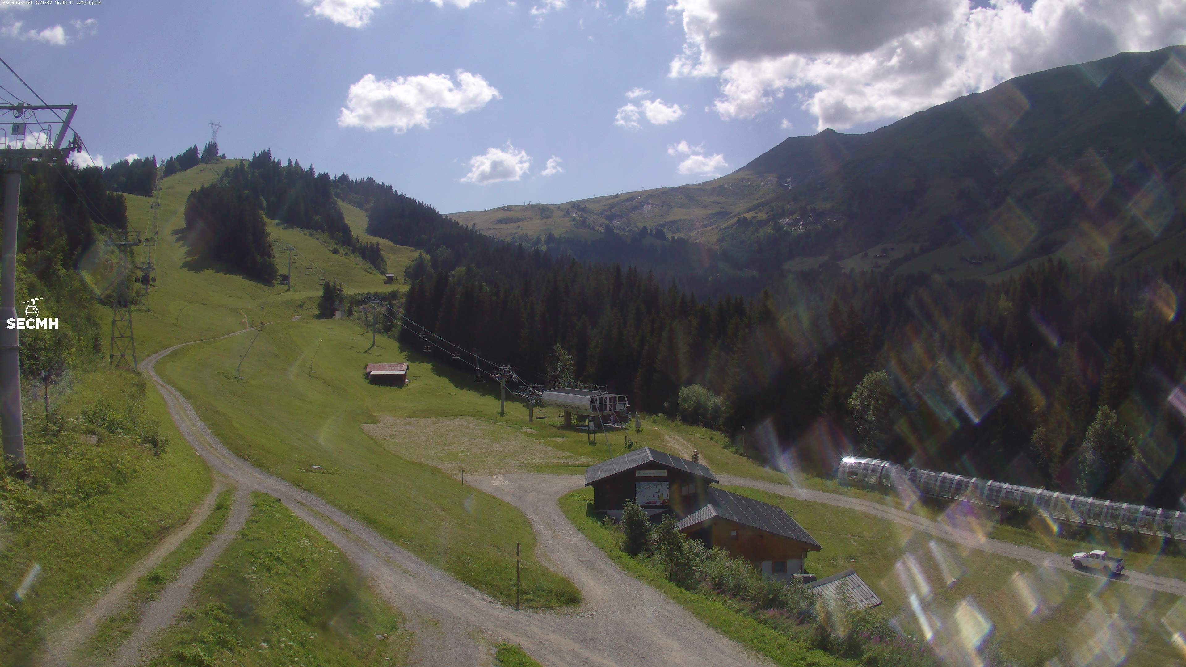 Archiv Foto Webcam Les Contamines, L'Etape