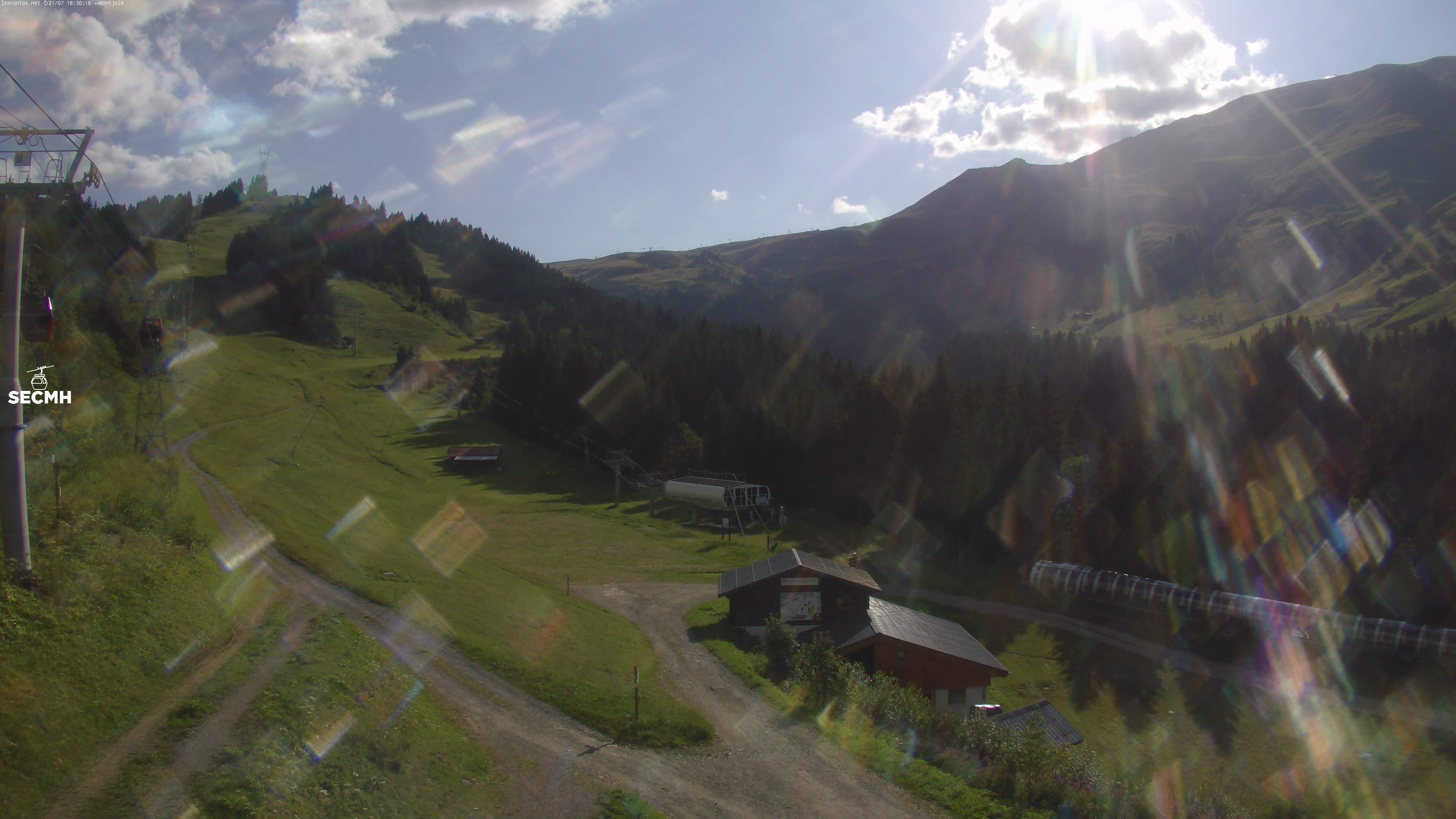 Archiv Foto Webcam Les Contamines, L'Etape