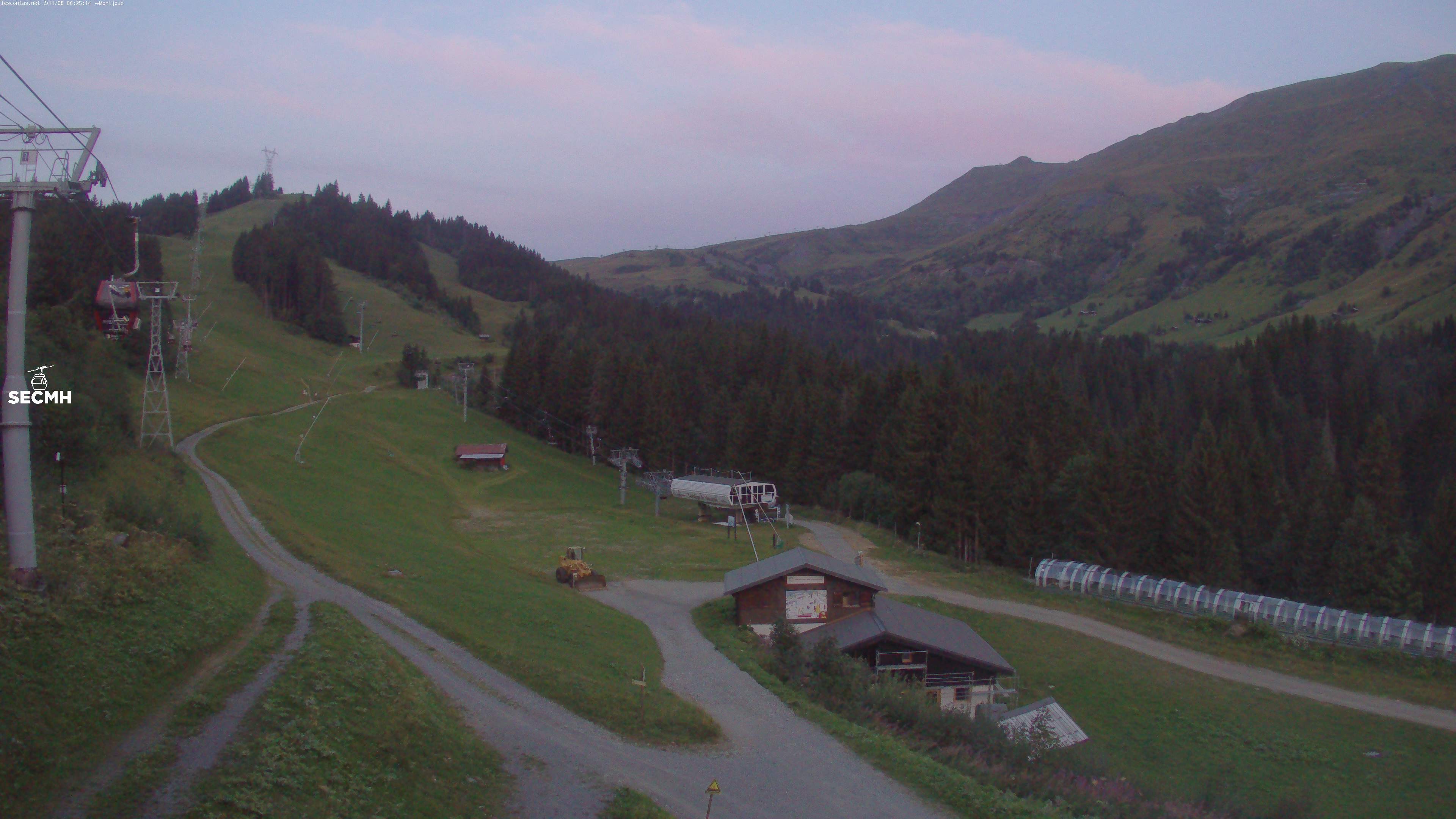 Archiv Foto Webcam Les Contamines, L'Etape