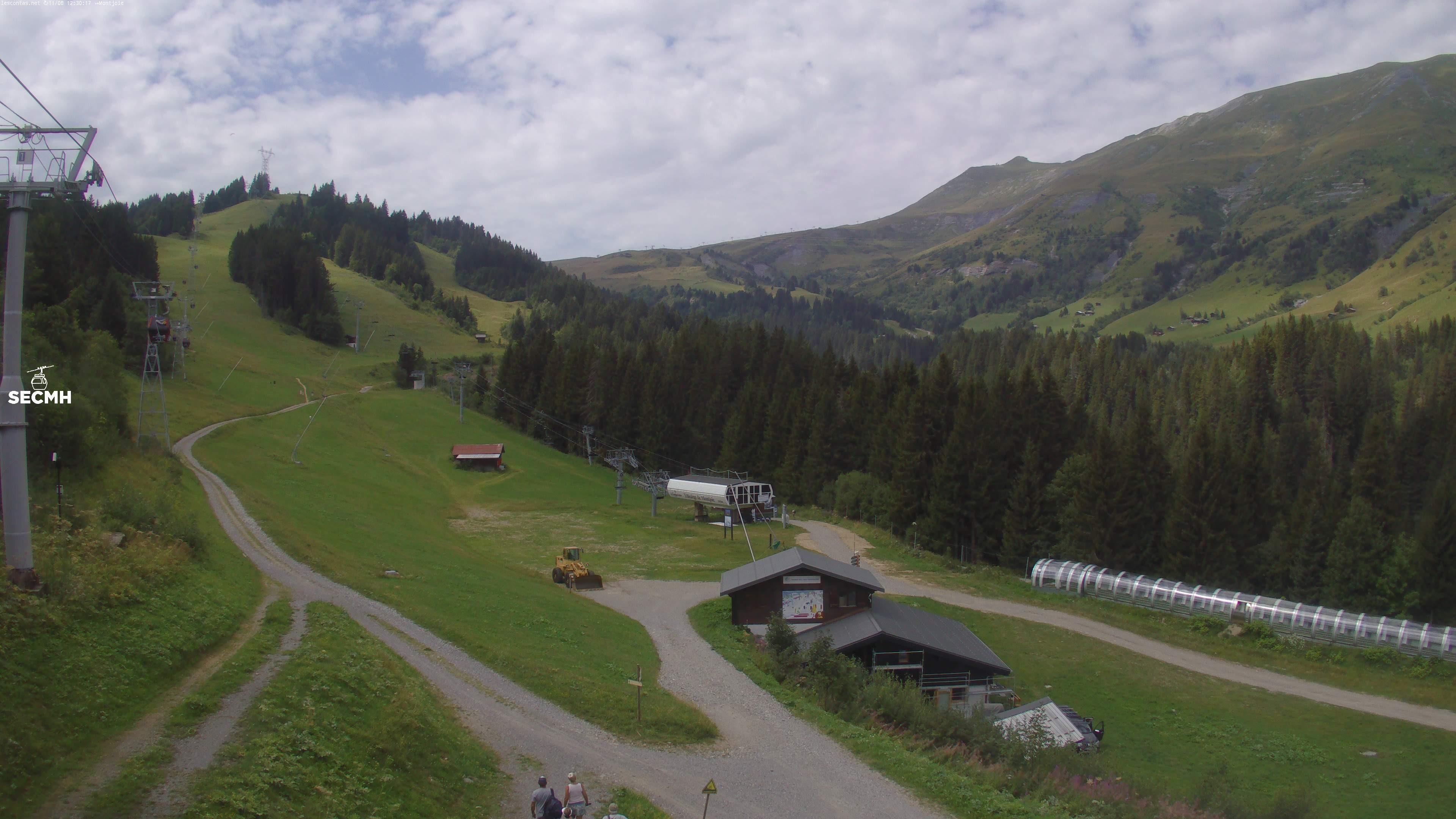 Archiv Foto Webcam Les Contamines, L'Etape