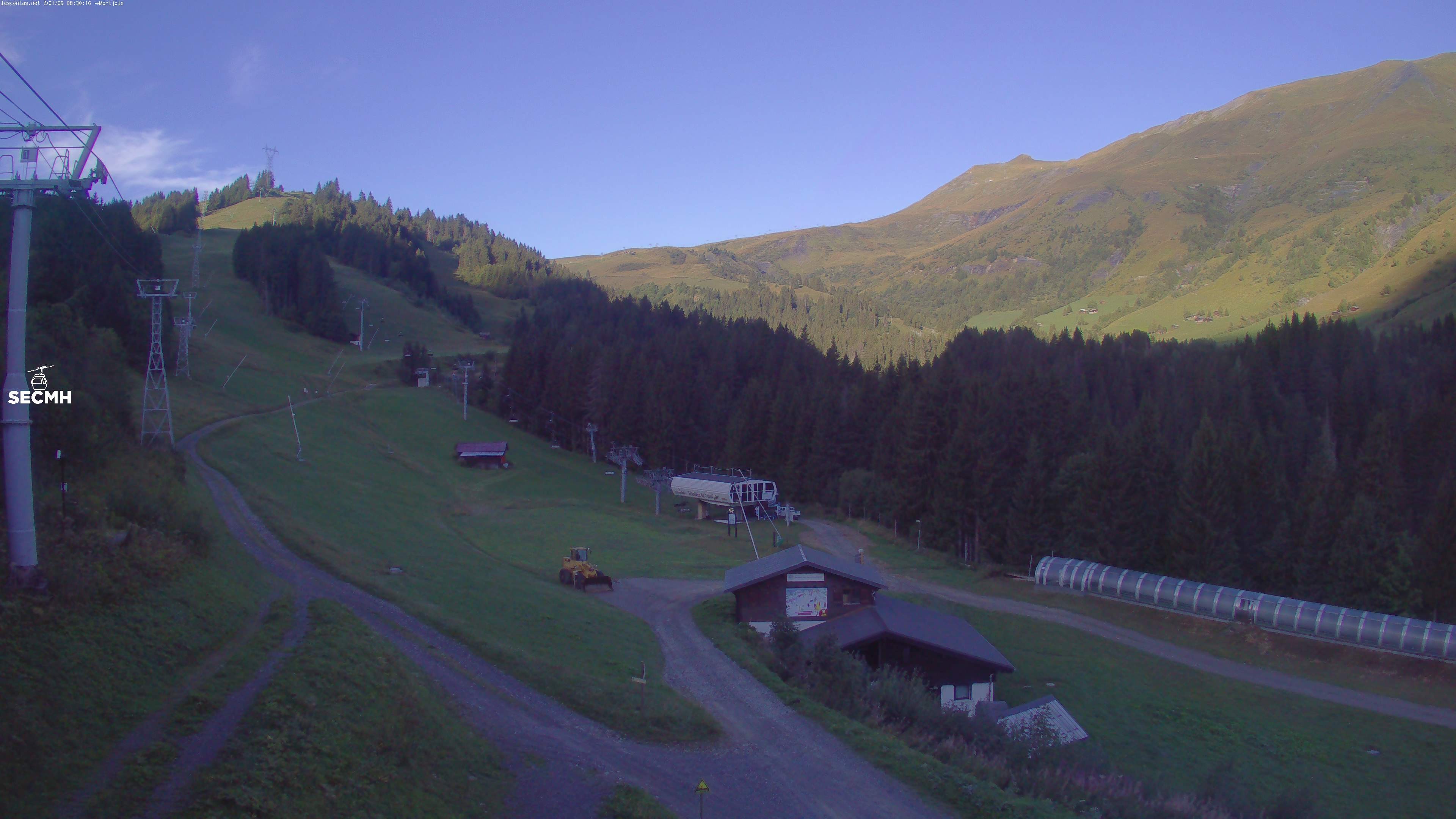 Archived image Webcam Les Contamines Montjoie: L'Etape