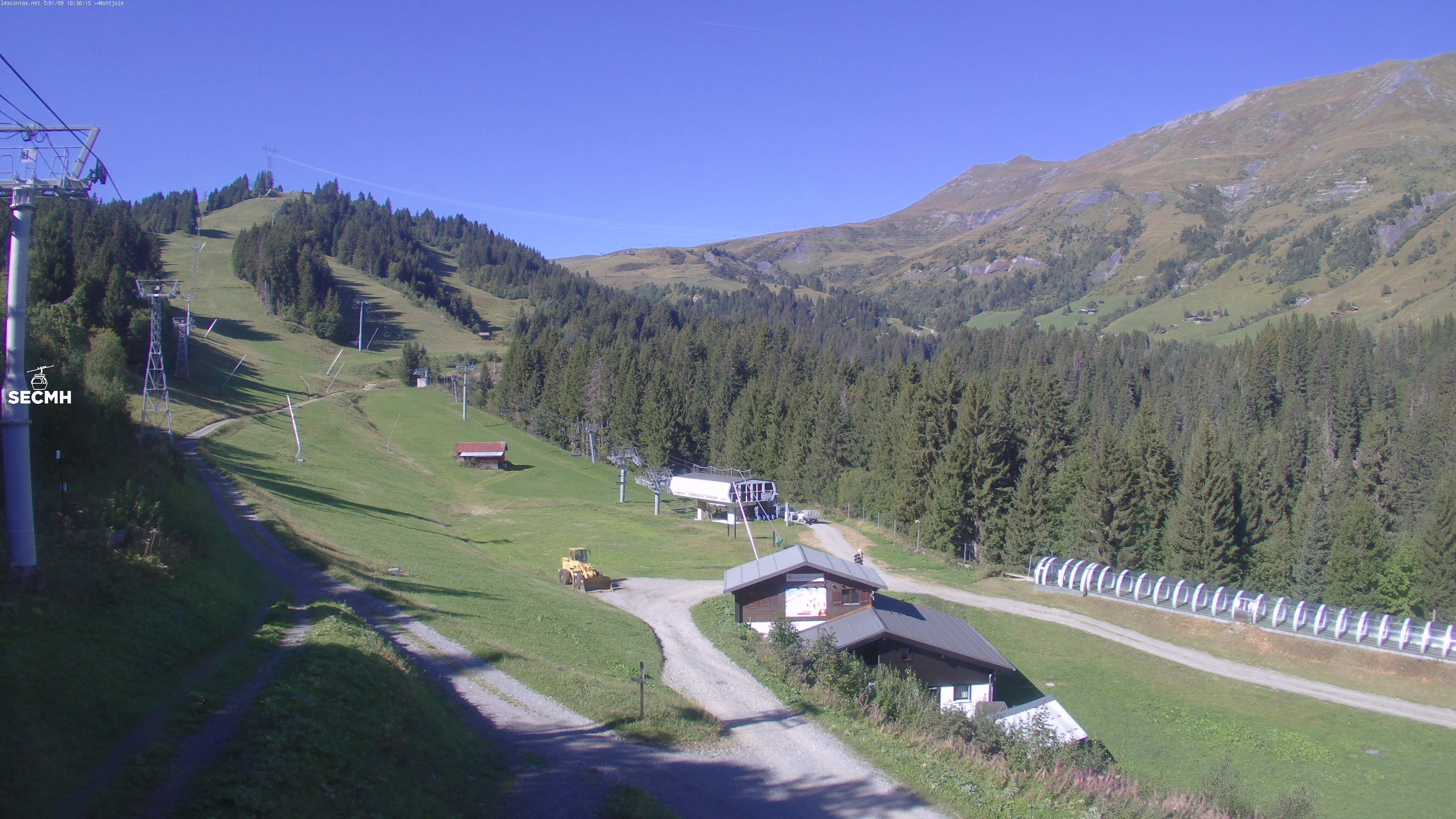 Archived image Webcam Les Contamines Montjoie: L'Etape