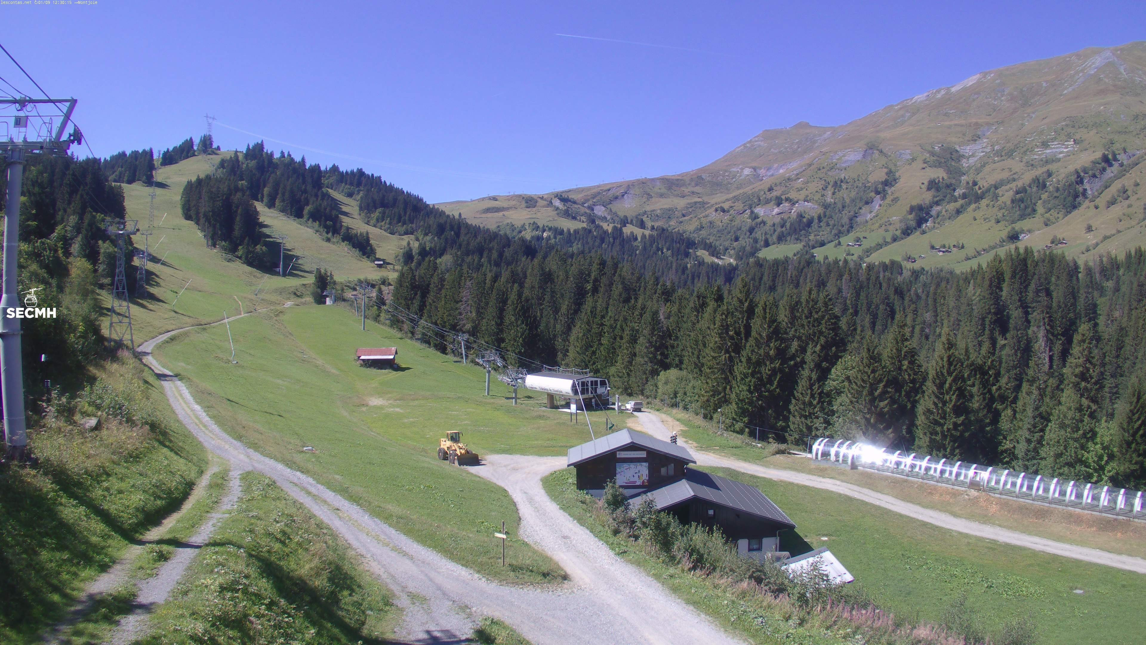 Archived image Webcam Les Contamines Montjoie: L'Etape