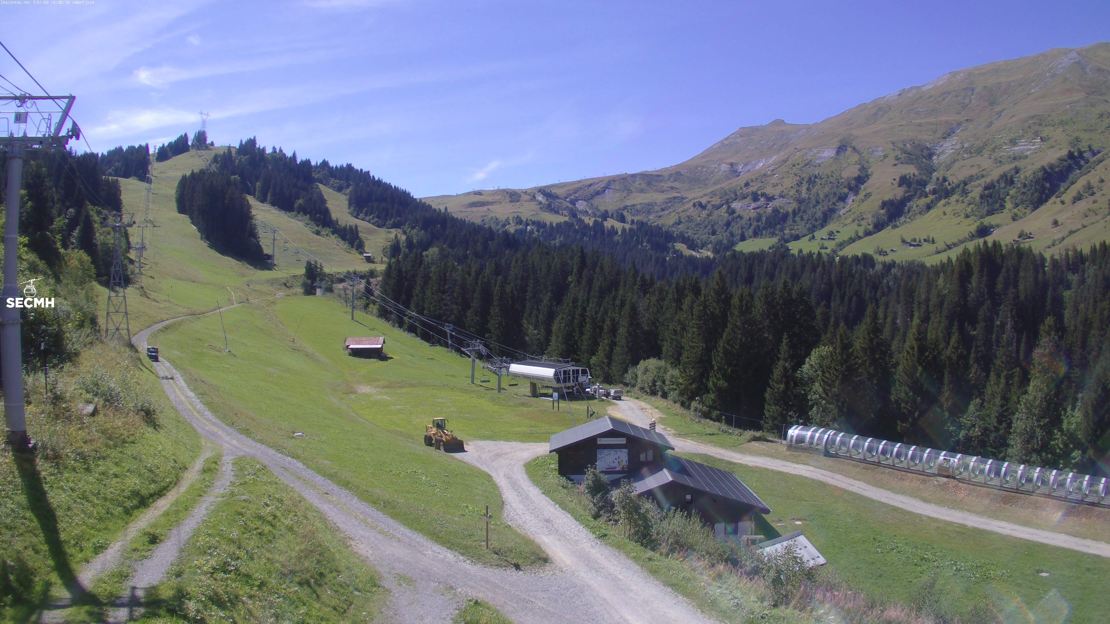 Archived image Webcam Les Contamines Montjoie: L'Etape