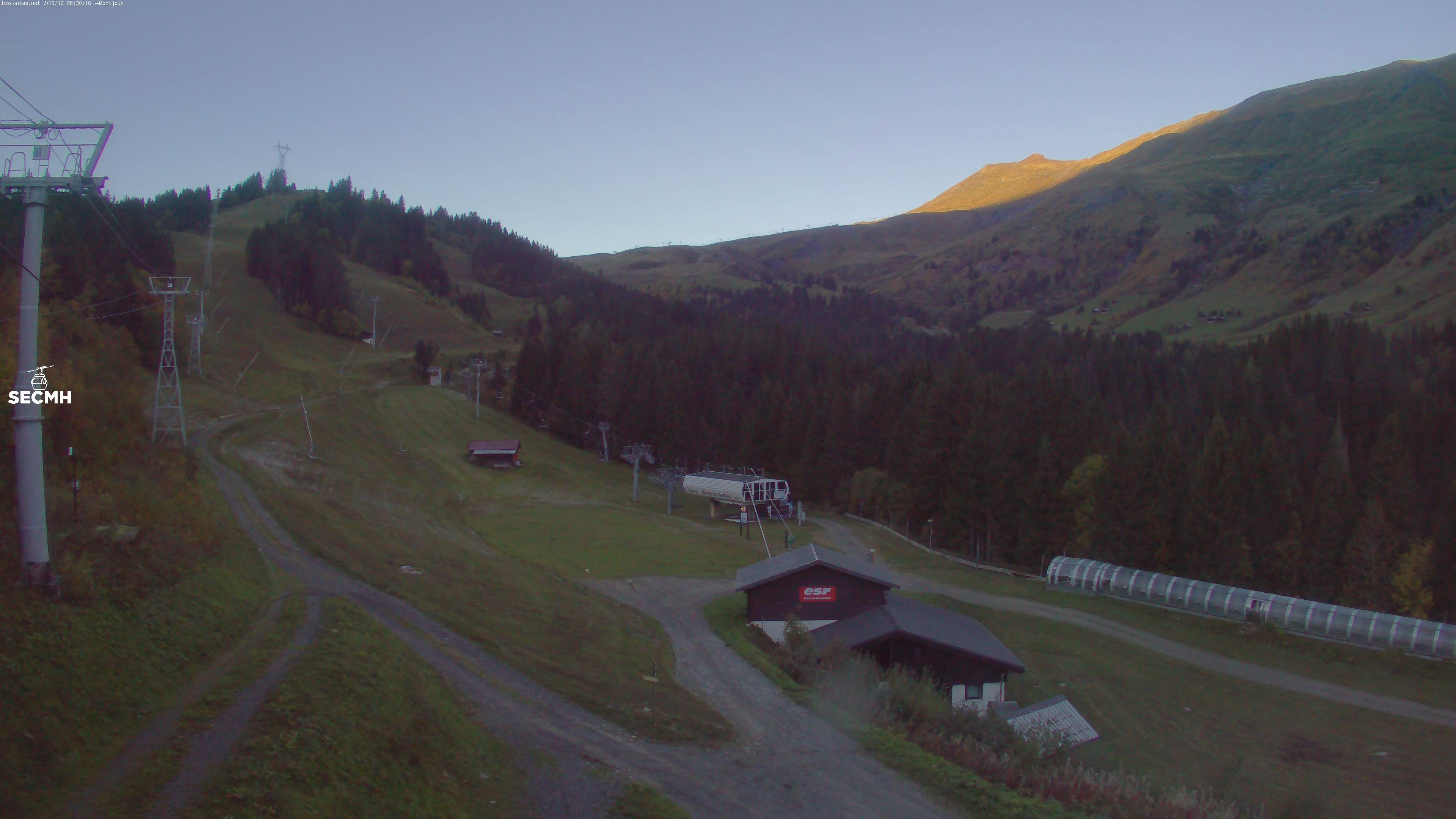 Archiv Foto Webcam Les Contamines, L'Etape