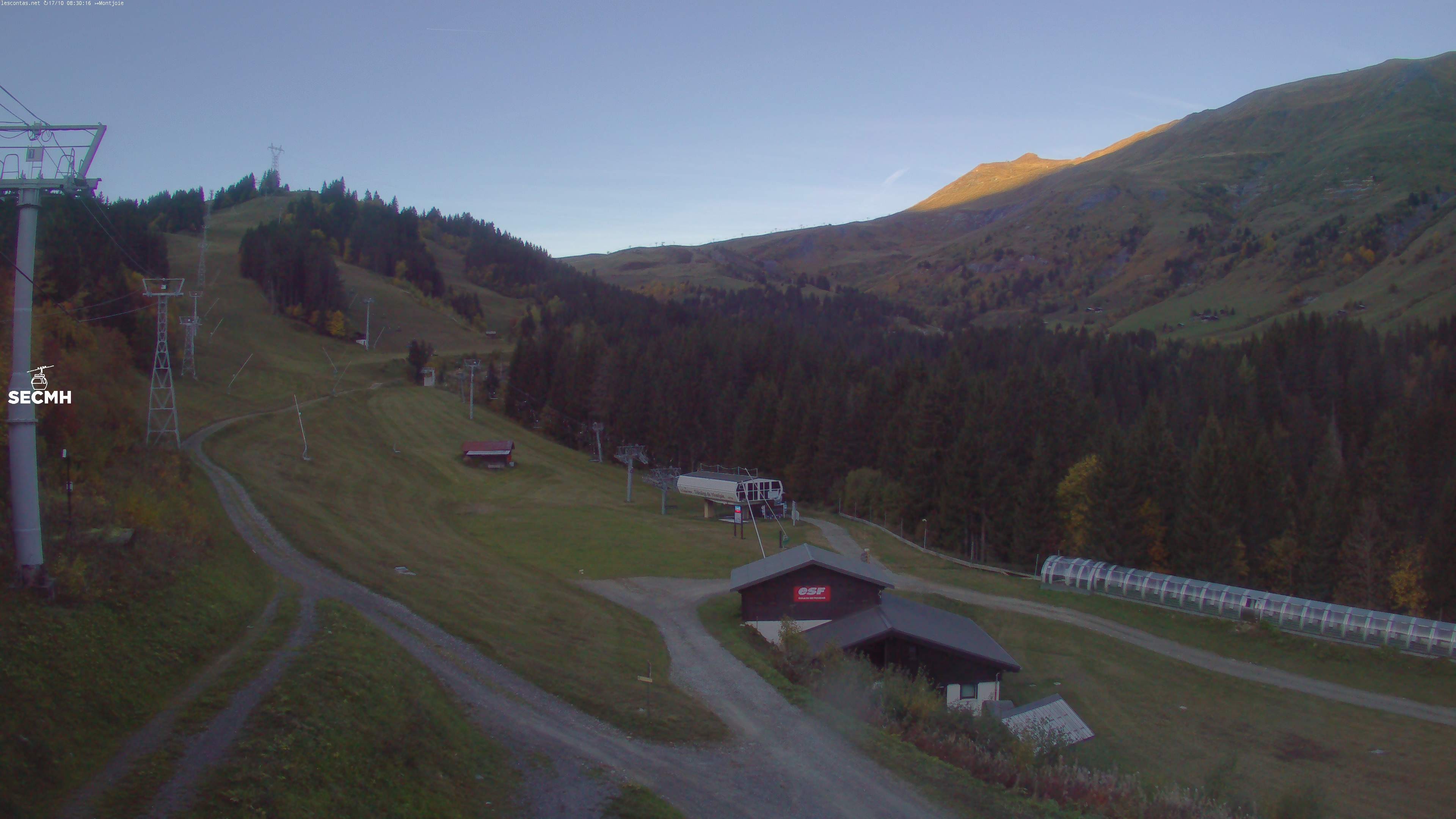 Archived image Webcam Les Contamines Montjoie: L'Etape