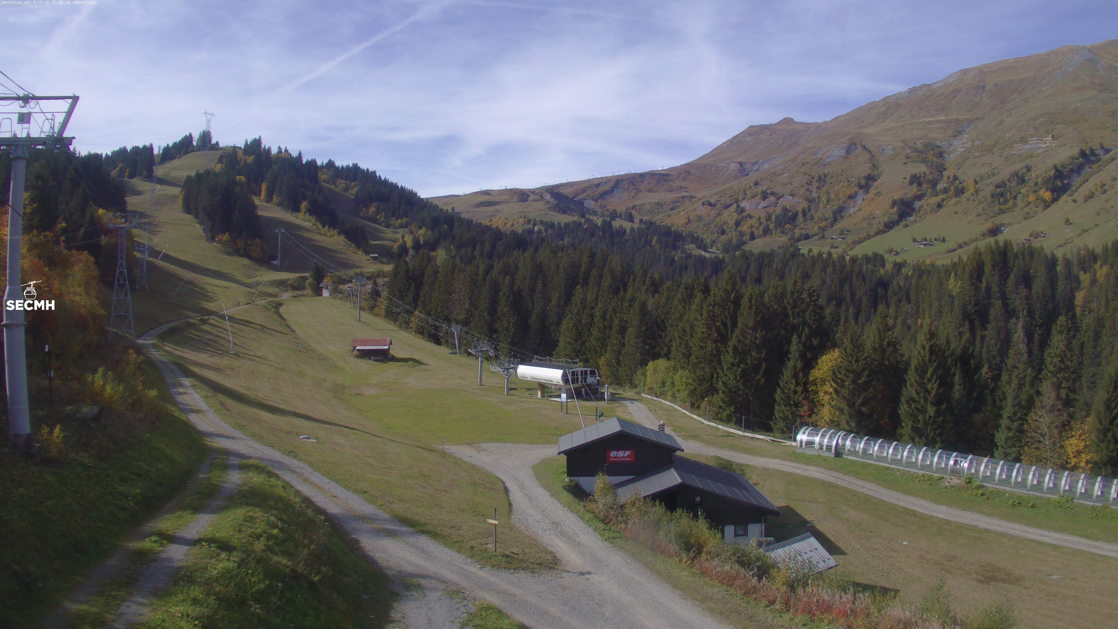 Archived image Webcam Les Contamines Montjoie: L'Etape