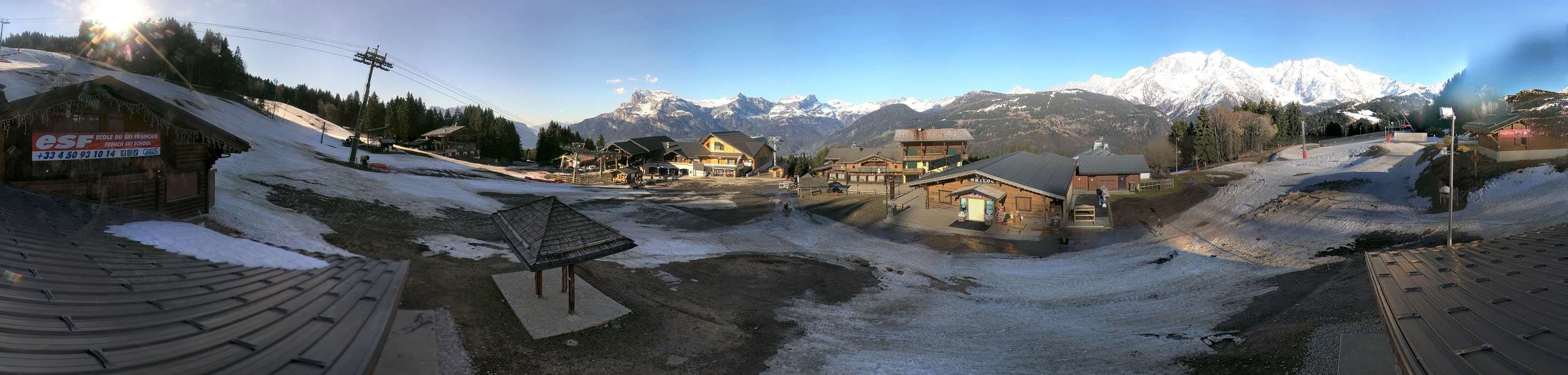 Archived image Webcam View from Le Bettex