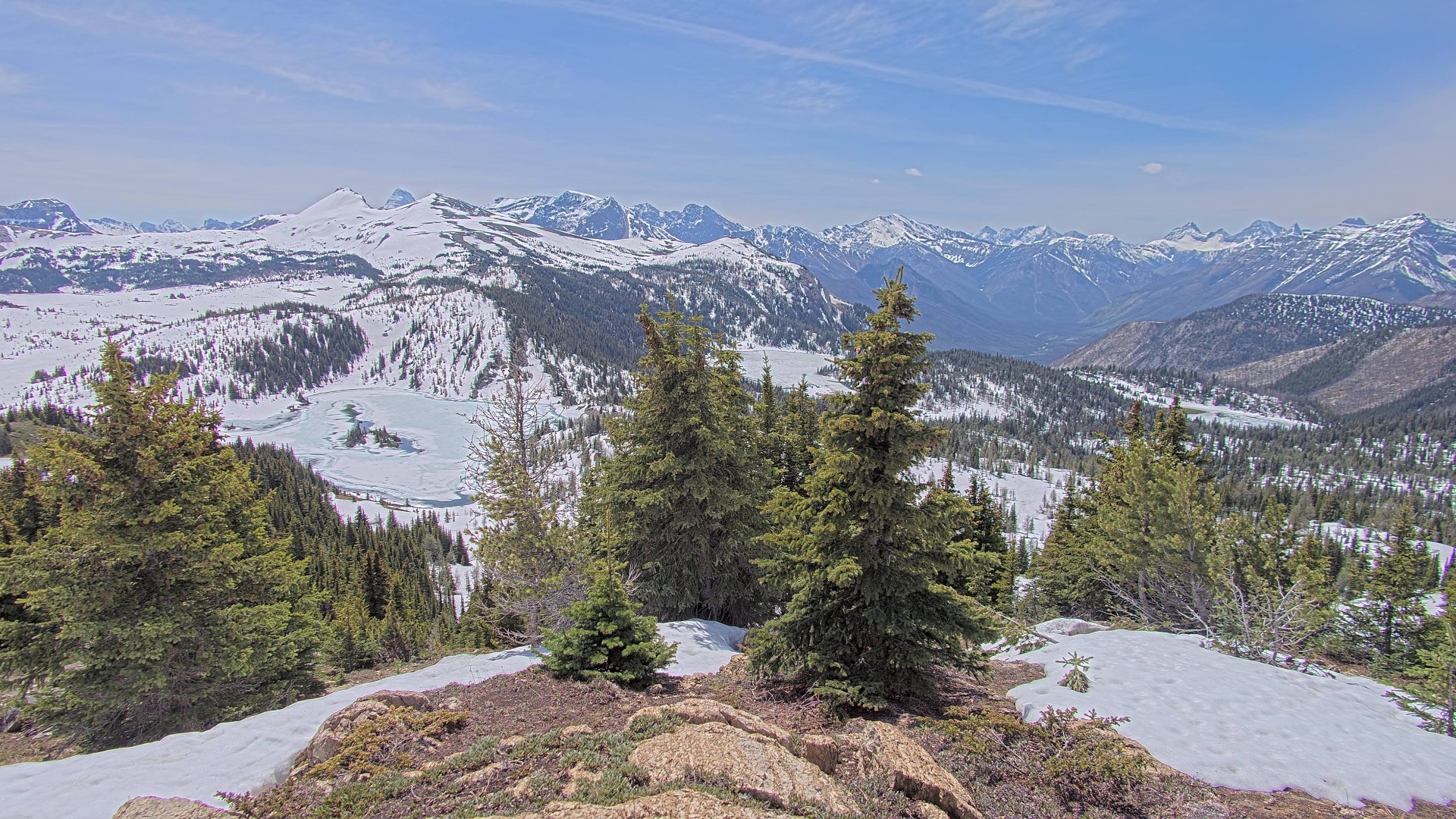 Archived image Webcam Panorama Rock Isle Lake