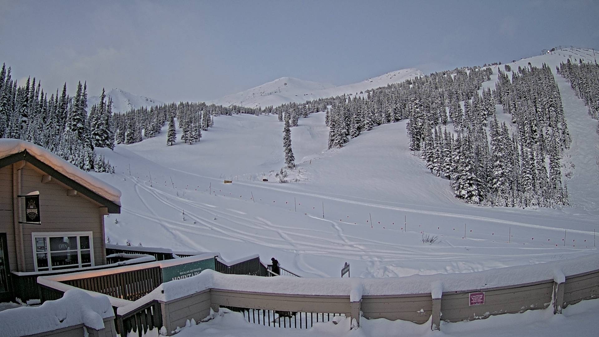 Archiv Foto Webcam Marmot Basin Mid Mountain, Alberta