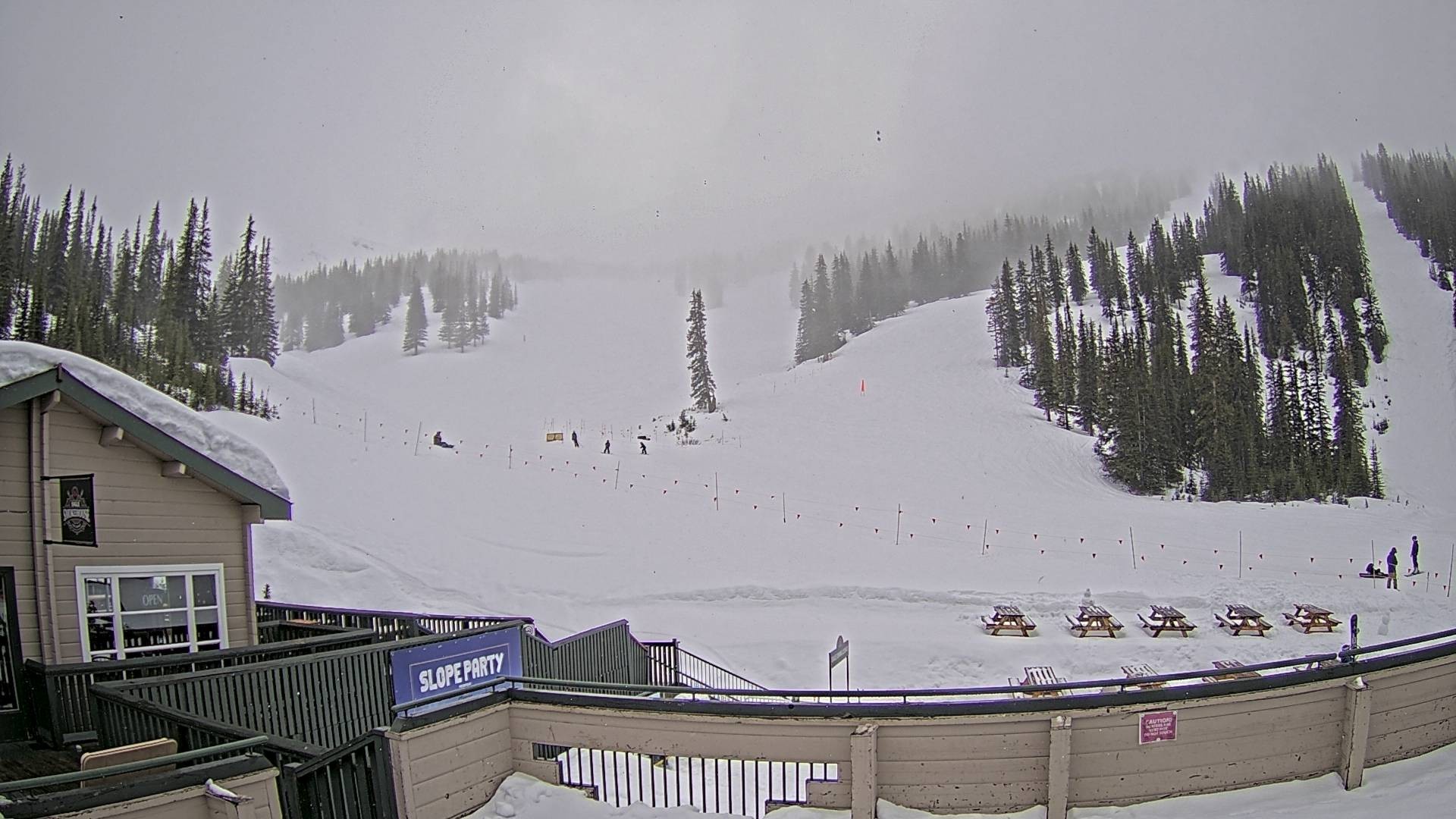 Archiv Foto Webcam Marmot Basin Mid Mountain, Alberta