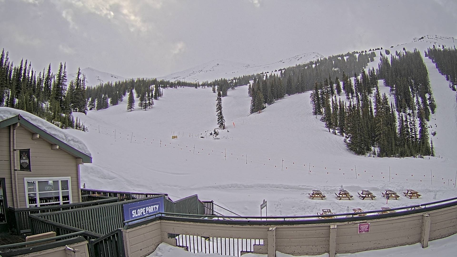 Archiv Foto Webcam Marmot Basin Mid Mountain, Alberta