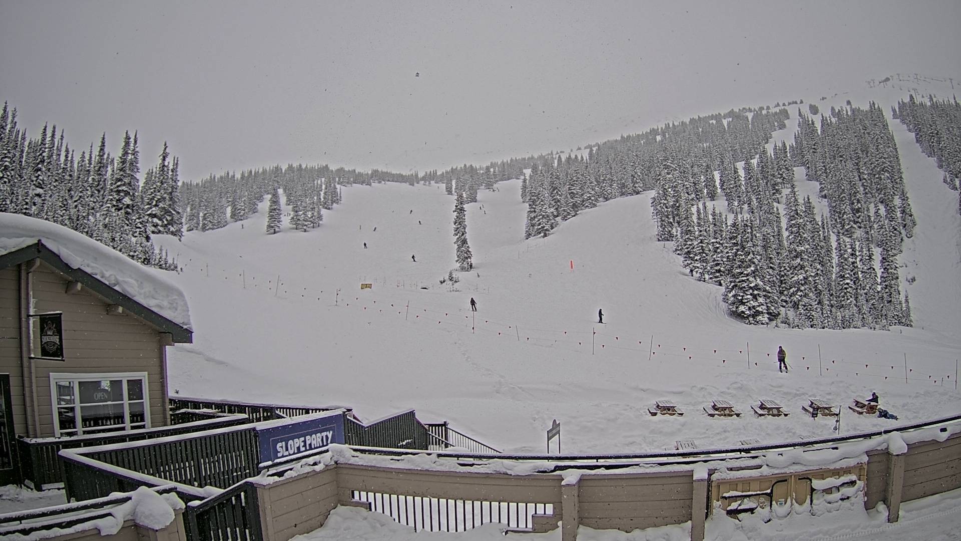 Archiv Foto Webcam Marmot Basin Mid Mountain, Alberta