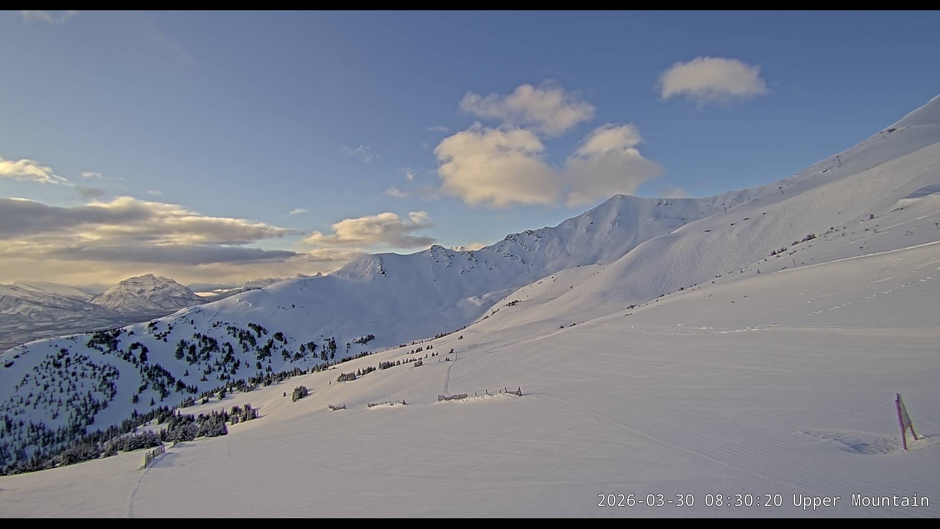 Archiv Foto Webcam Marmot Basin Upper Mountain, Alberta
