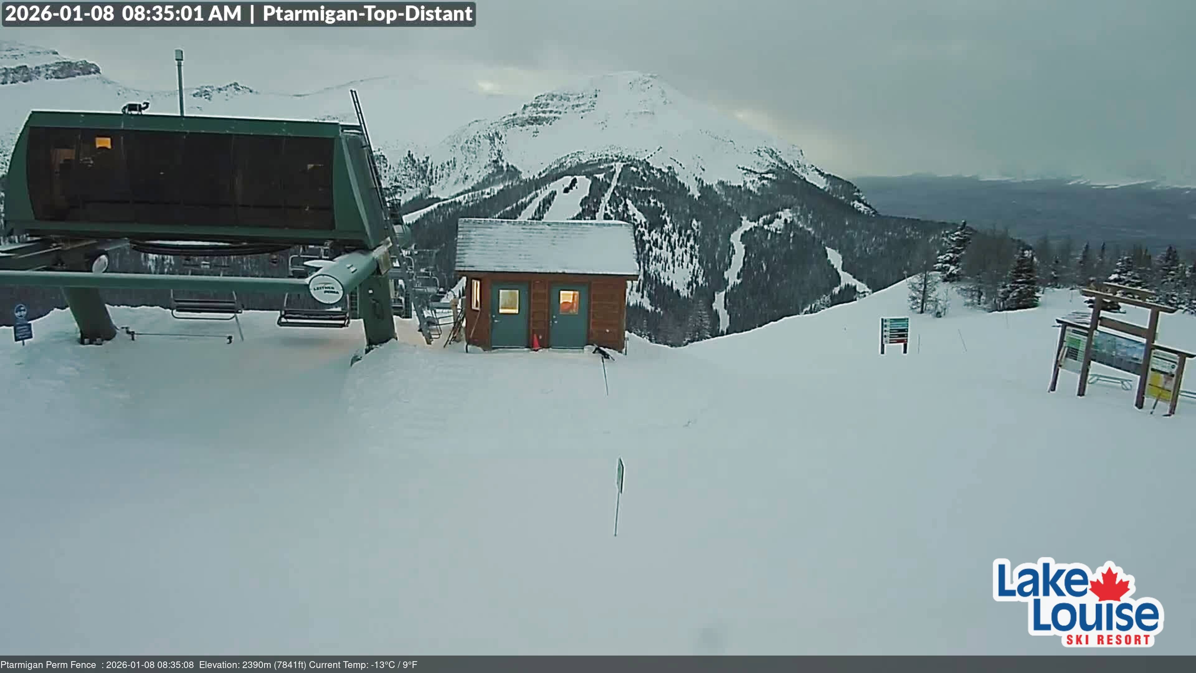 Archiv Foto Webcam Ausblick Chateau Lake Louise