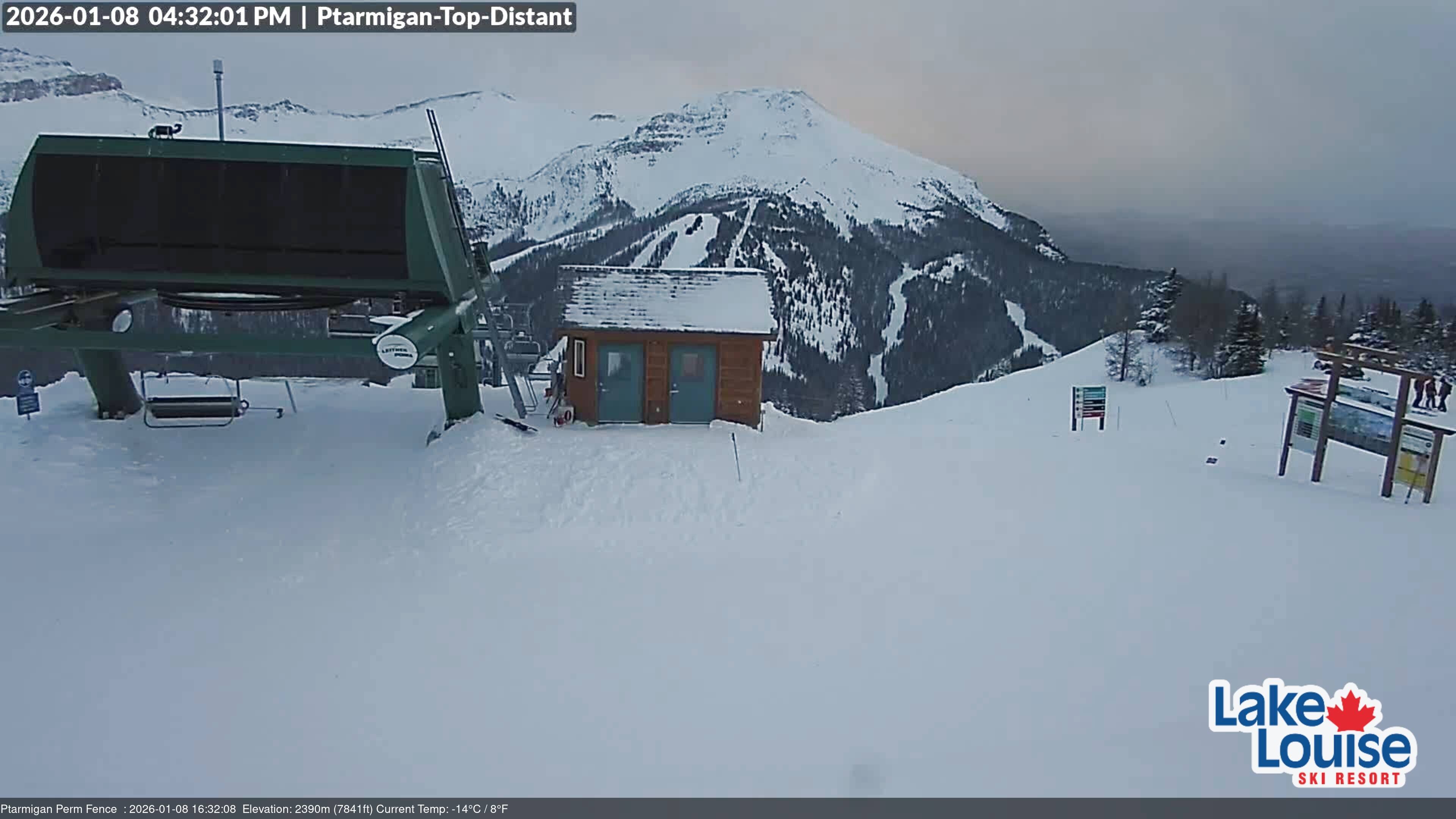 Archiv Foto Webcam Ausblick Chateau Lake Louise