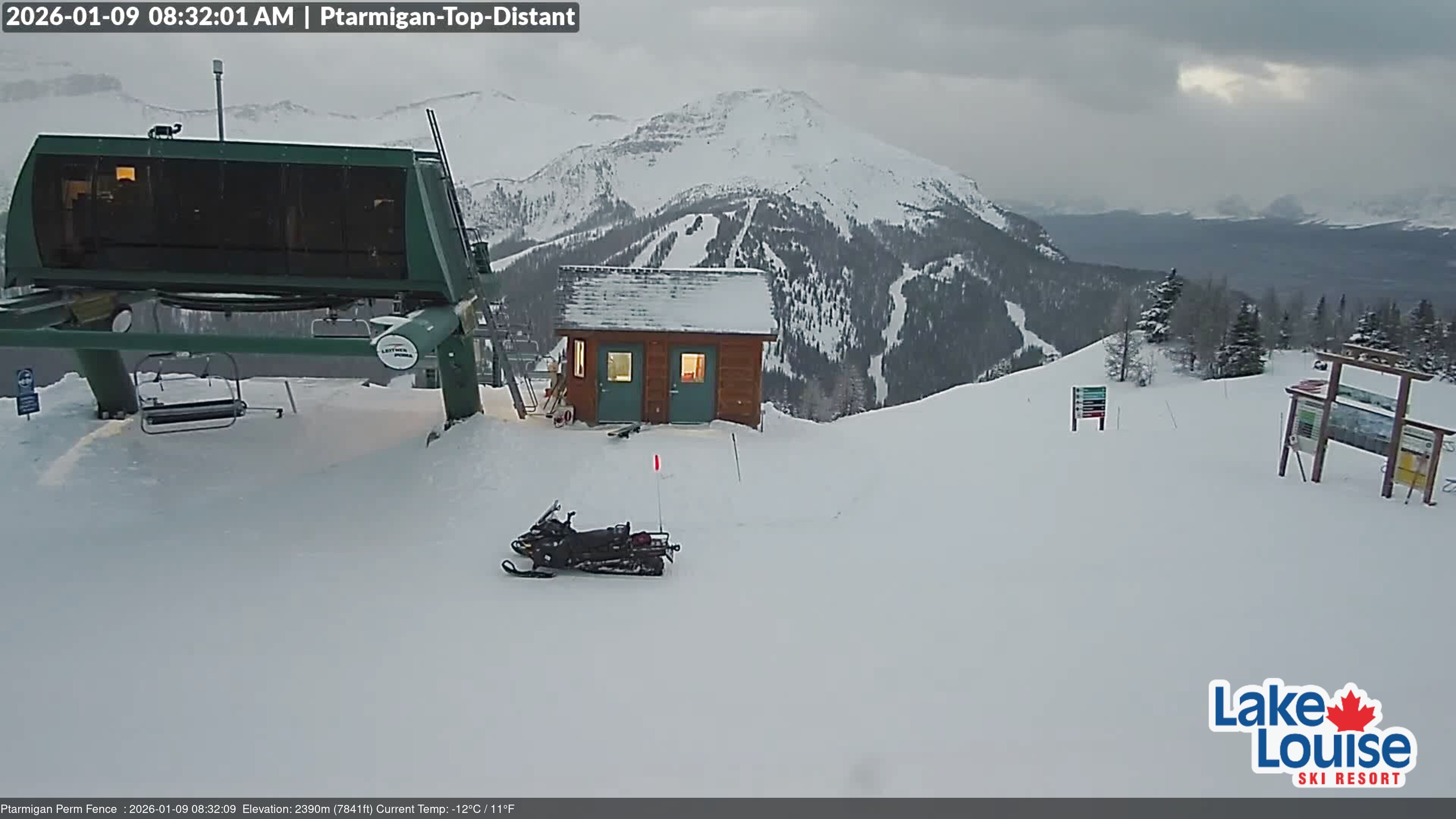 Archiv Foto Webcam Ausblick Chateau Lake Louise