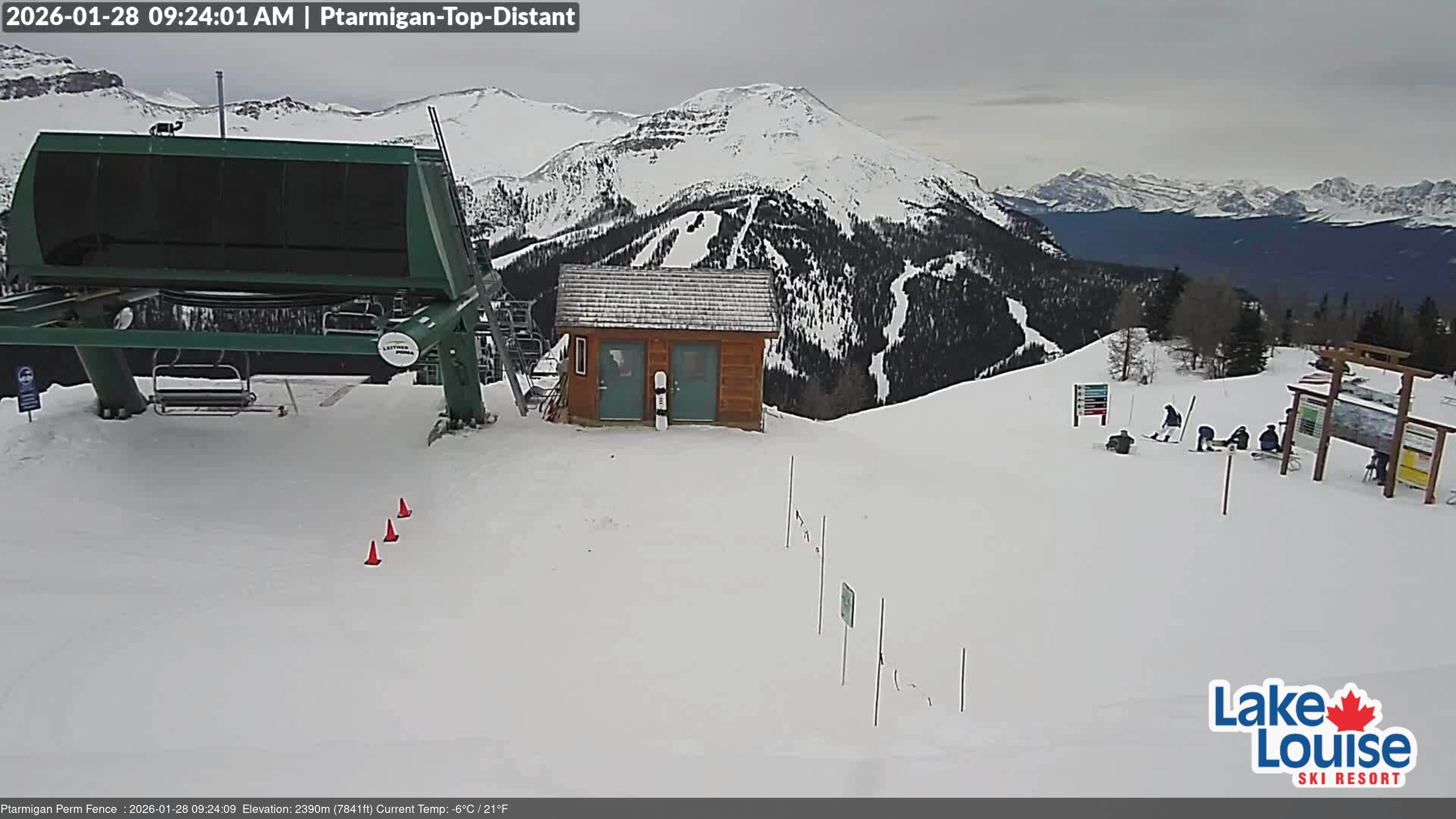 Archiv Foto Webcam Ausblick Chateau Lake Louise