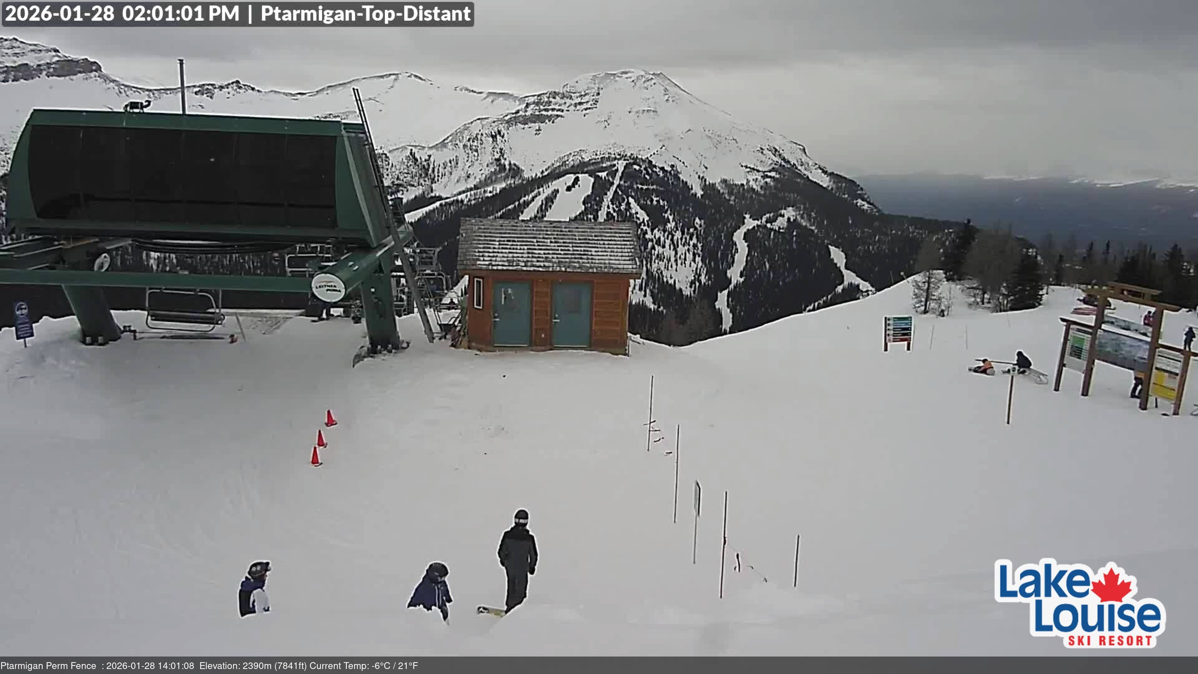 Archiv Foto Webcam Ausblick Chateau Lake Louise