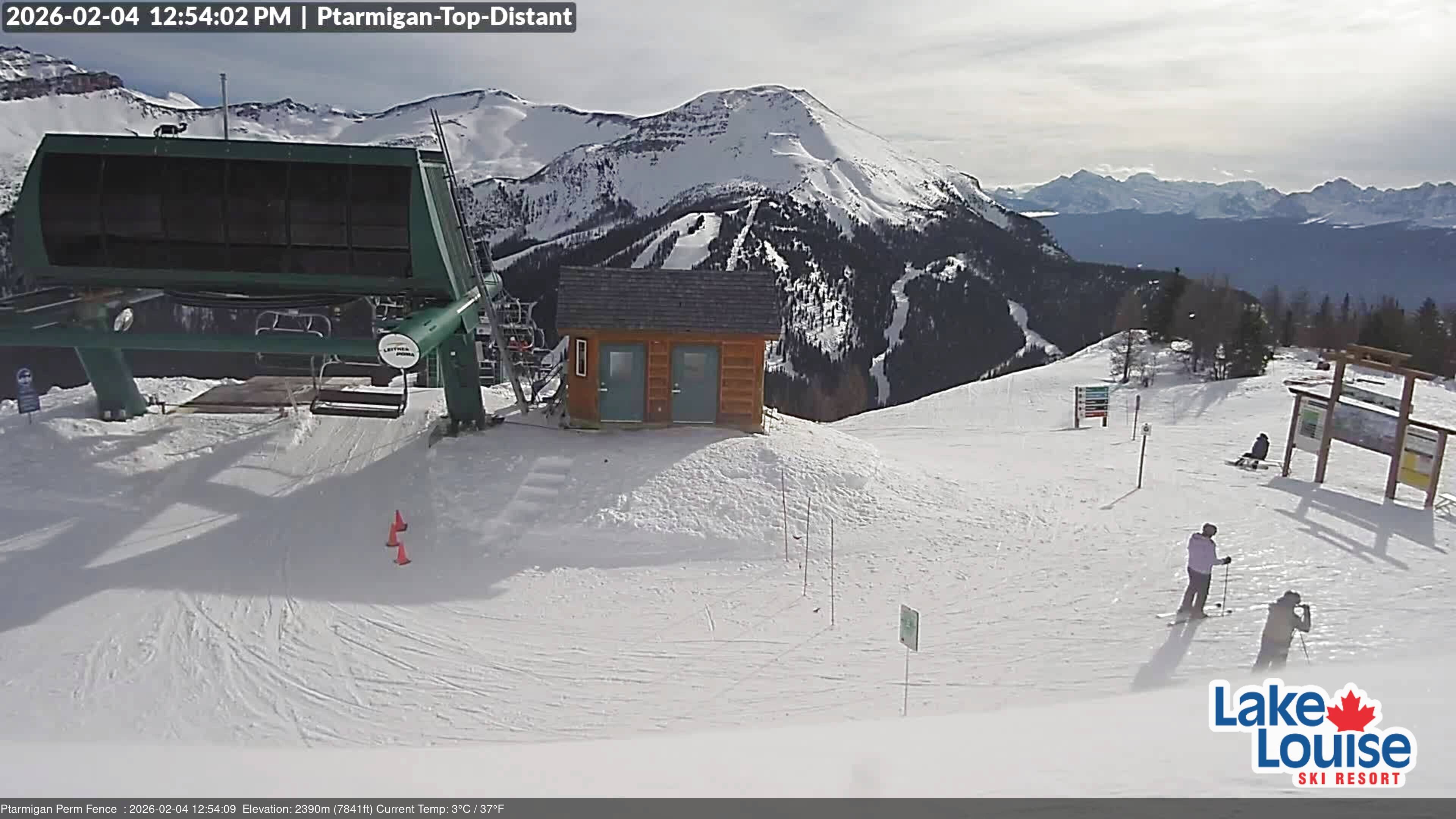 Archived image Webcam Outlook Chateau Lake Louise
