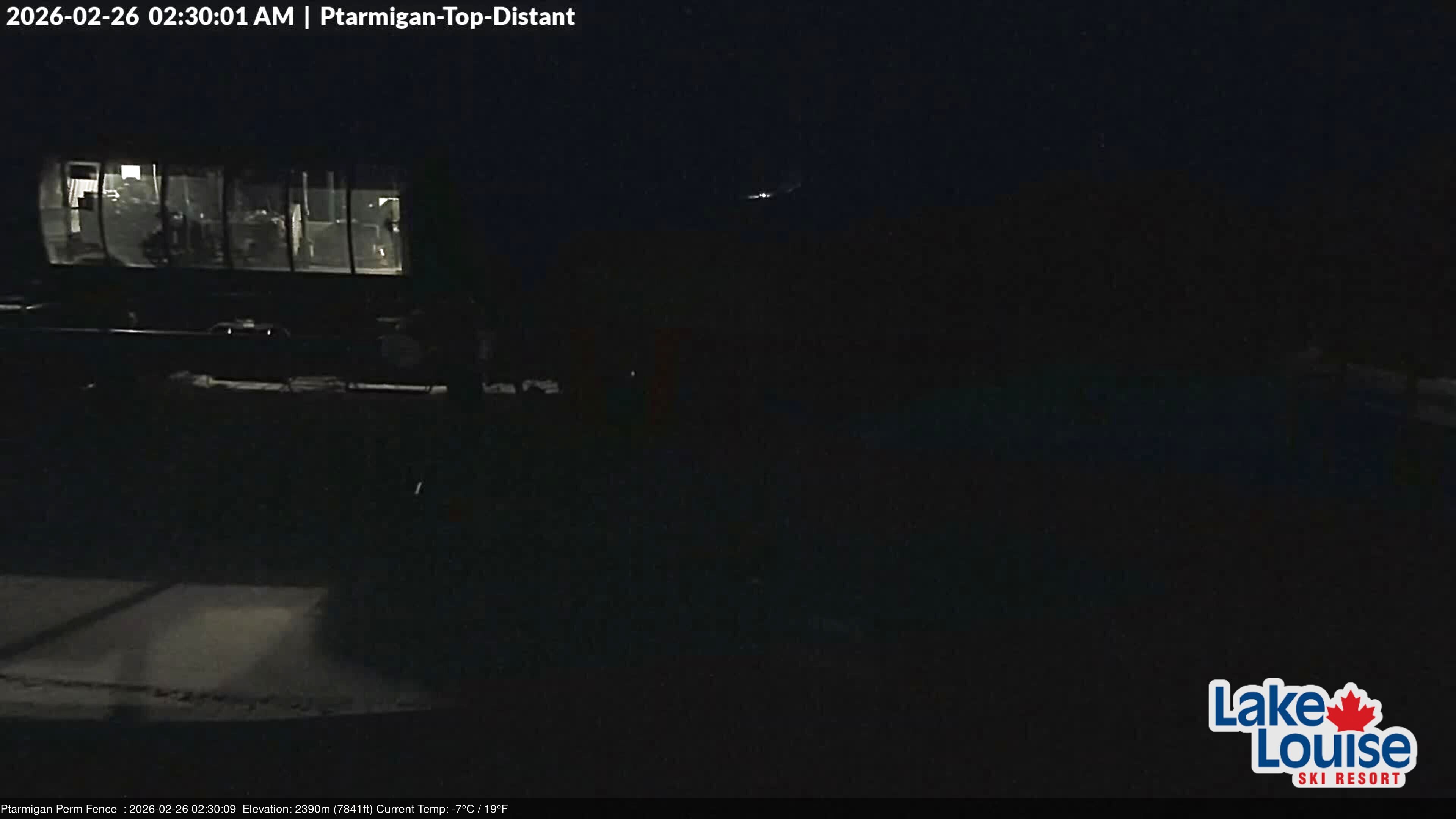 Archived image Webcam Outlook Chateau Lake Louise