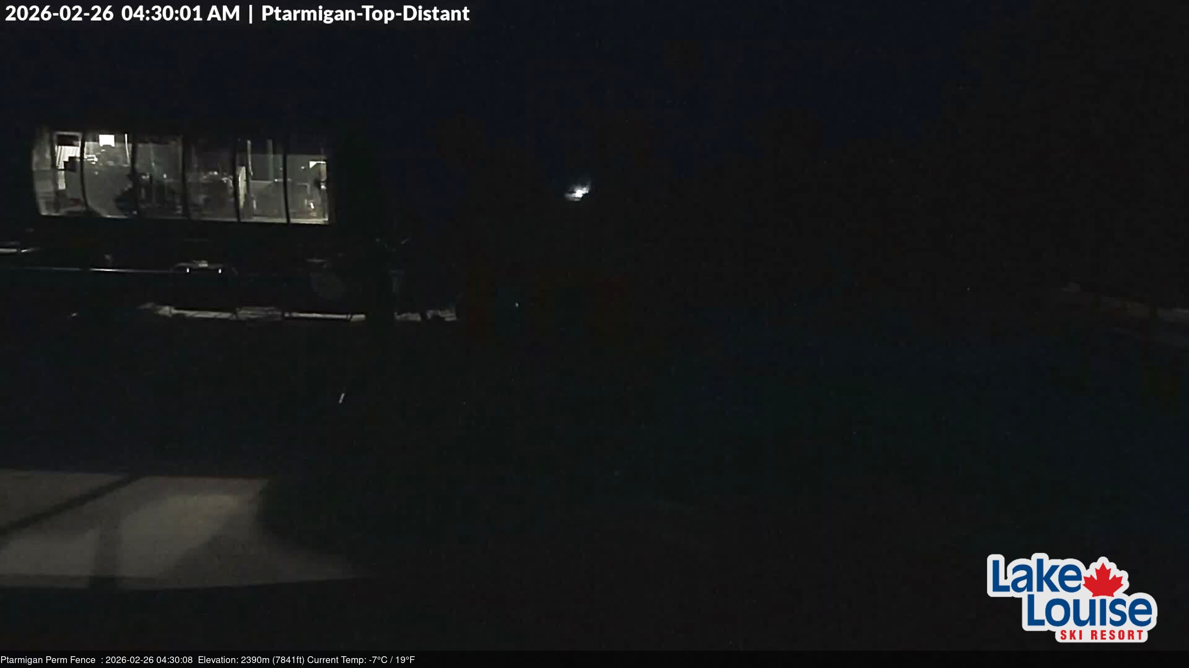 Archived image Webcam Outlook Chateau Lake Louise