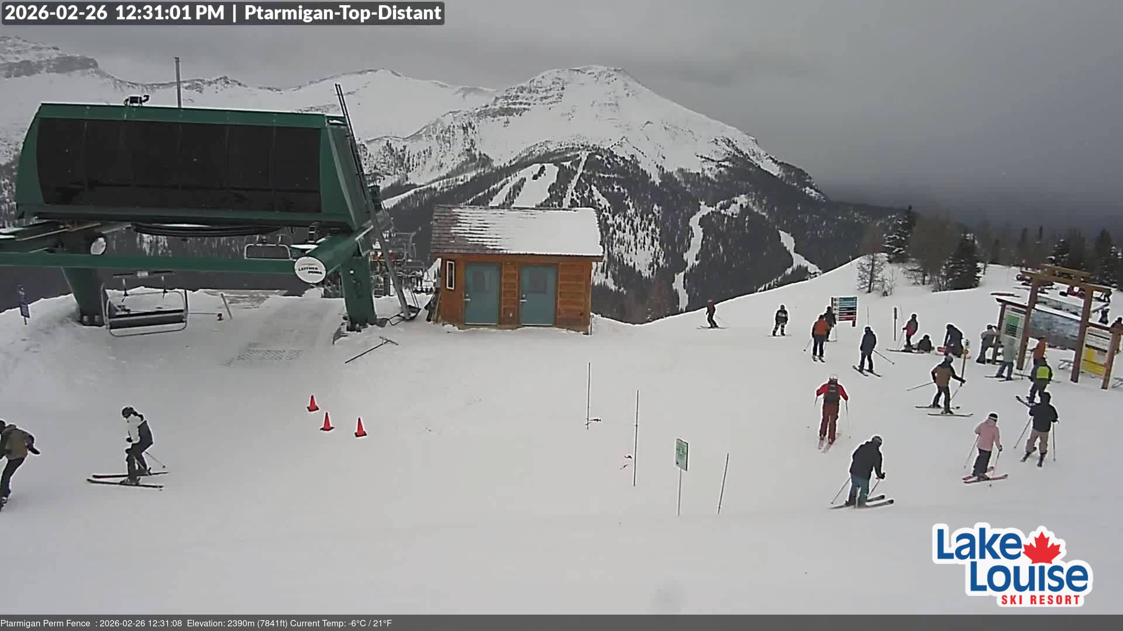Archived image Webcam Outlook Chateau Lake Louise
